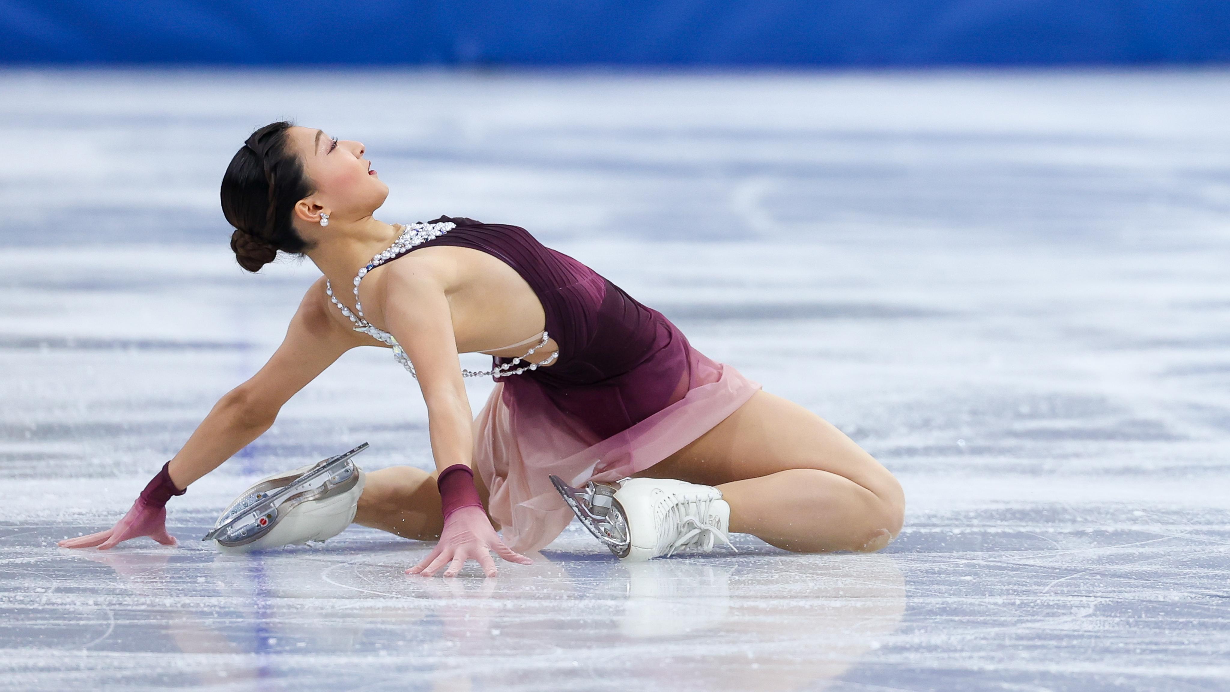 Kaori Sakamoto of Japan competes during the Figure Skating...