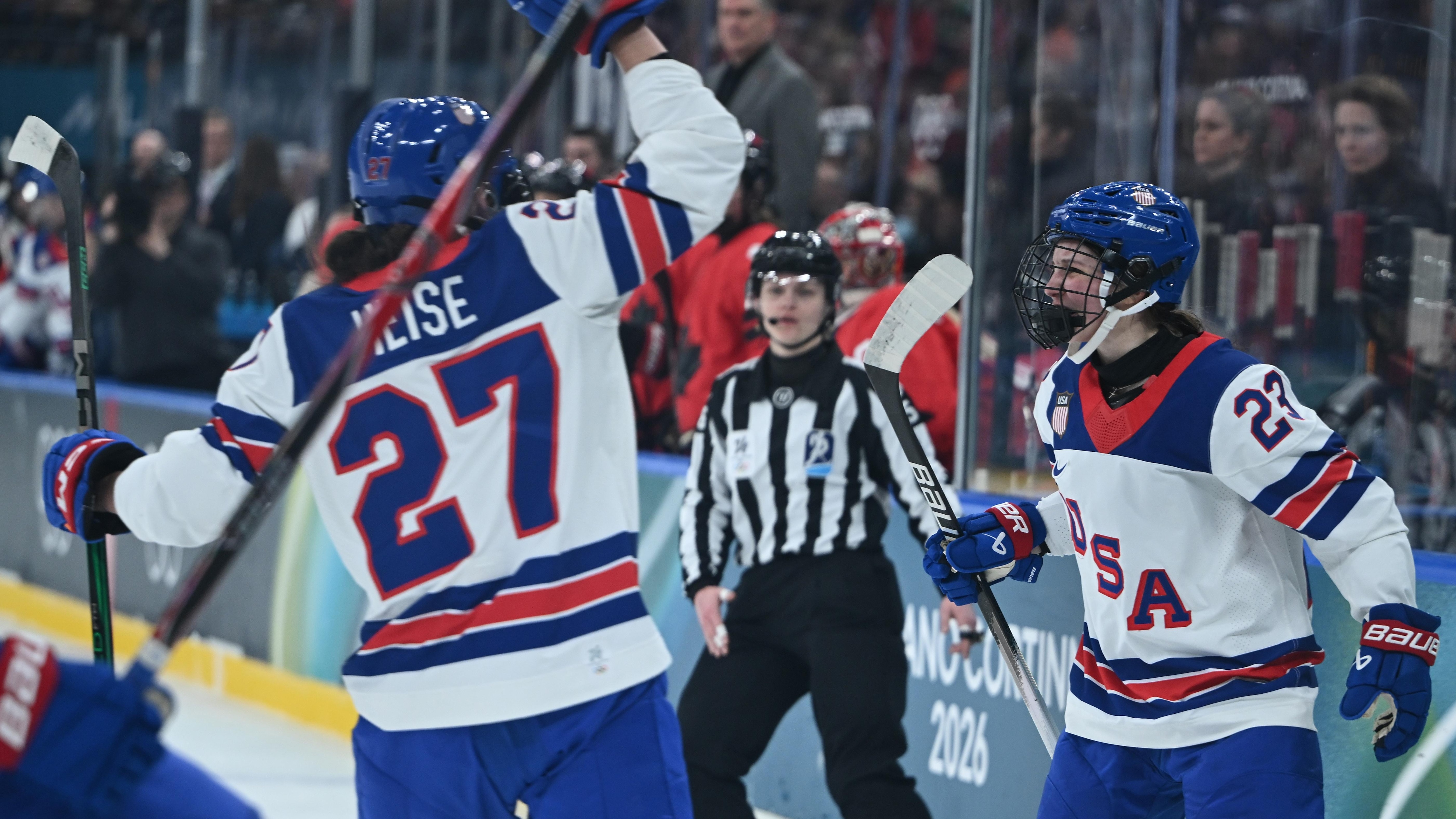 ITALY-MILAN-OLYMPIC WINTER GAMES-ICE HOCKEY-WOMEN-PRELIMINARY-CAN VS USA