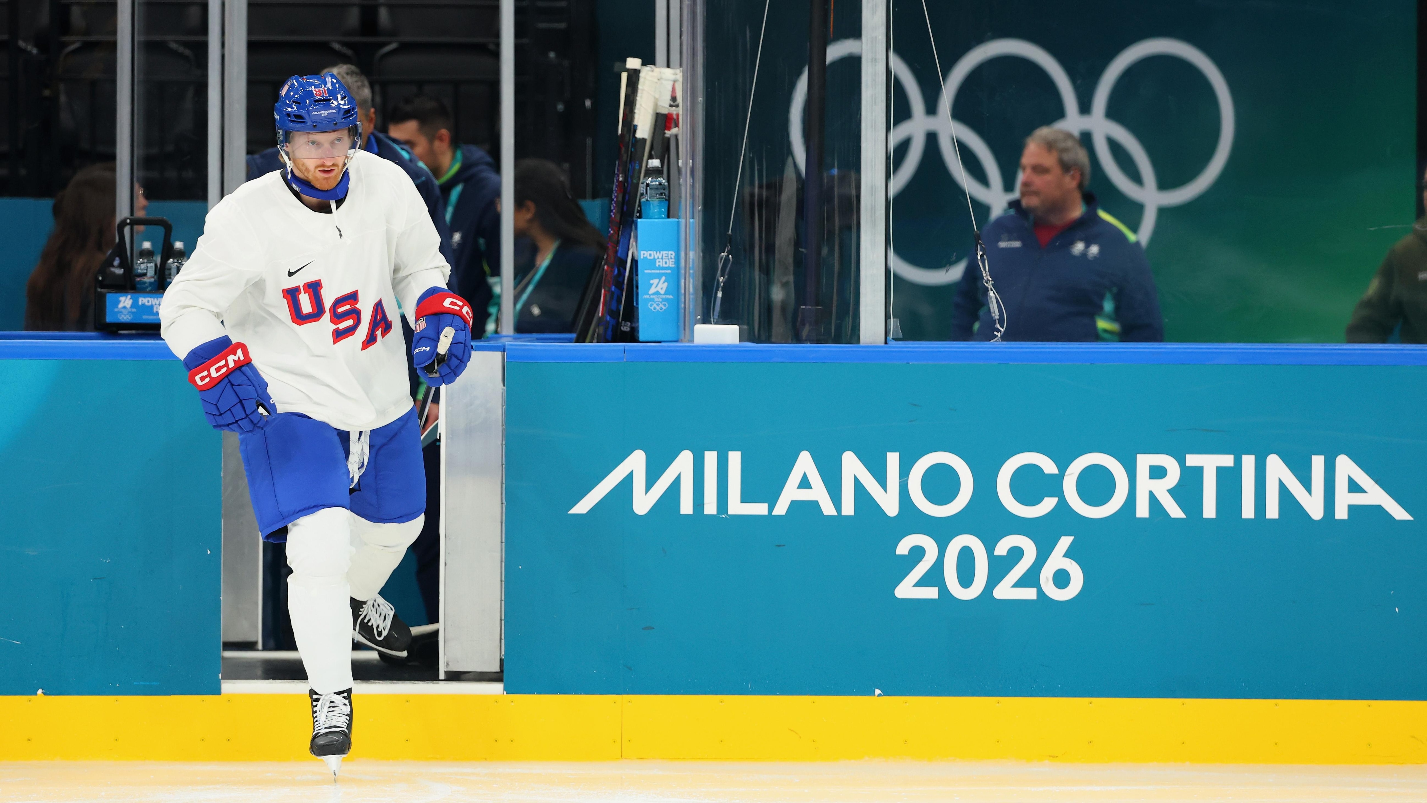 Men's Ice Hockey Training - Milano Cortina 2026 Winter Olympics: Day 2