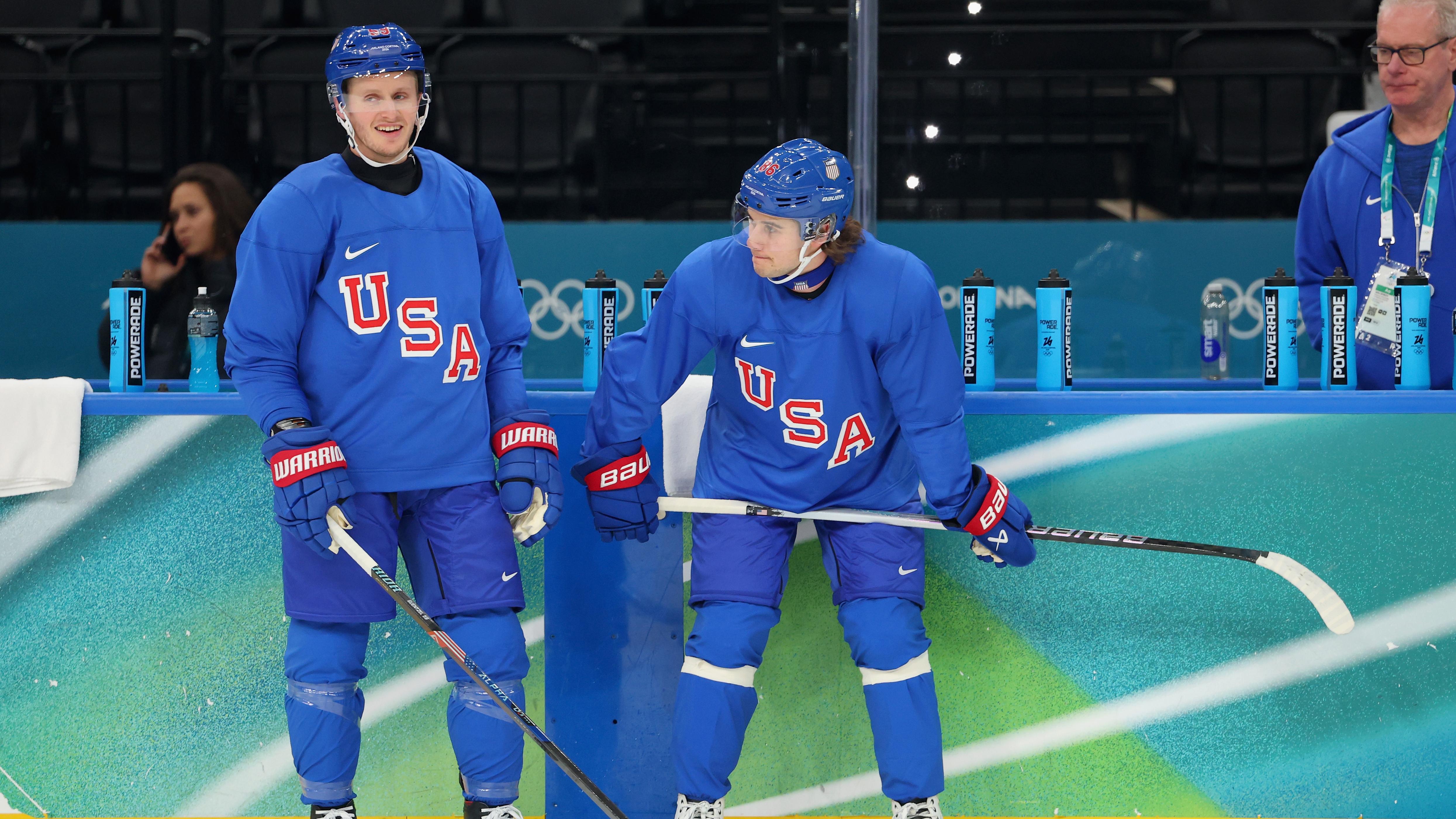 Men's Ice Hockey Training - Milano Cortina 2026 Winter Olympics: Day 2