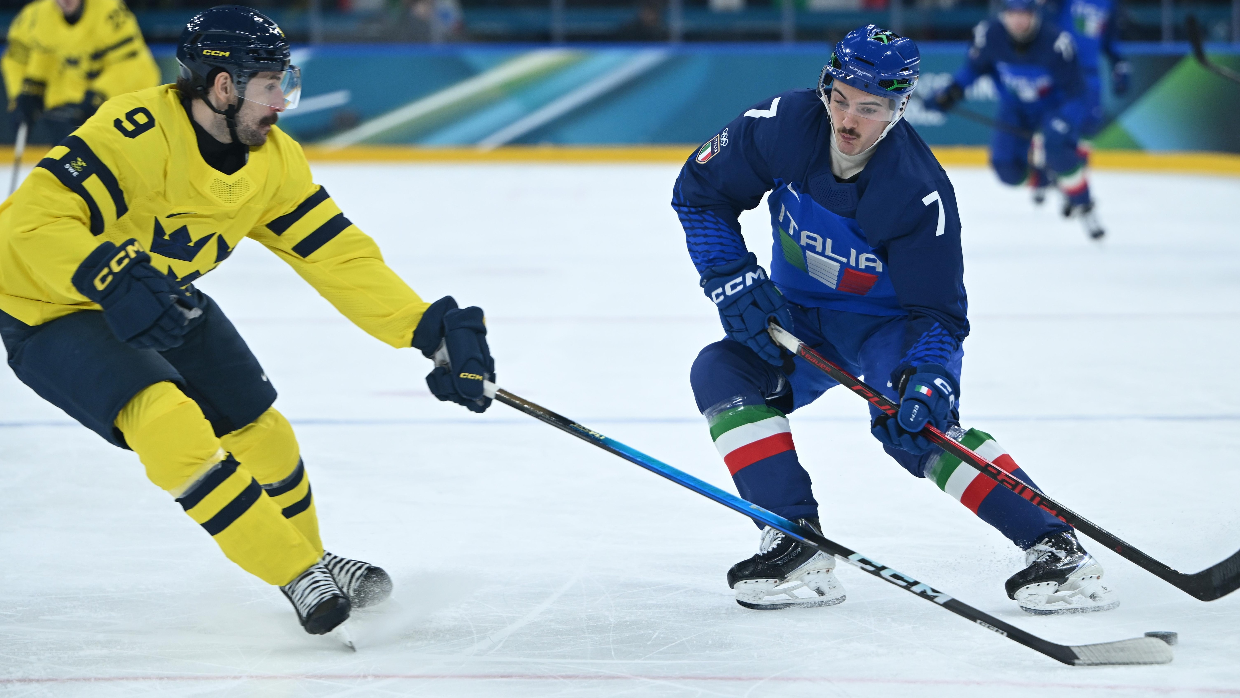 ITALY-MILAN-OLYMPIC WINTER GAMES-ICE HOCKEY-MEN-PRELIMINARY-ITA VS SWE