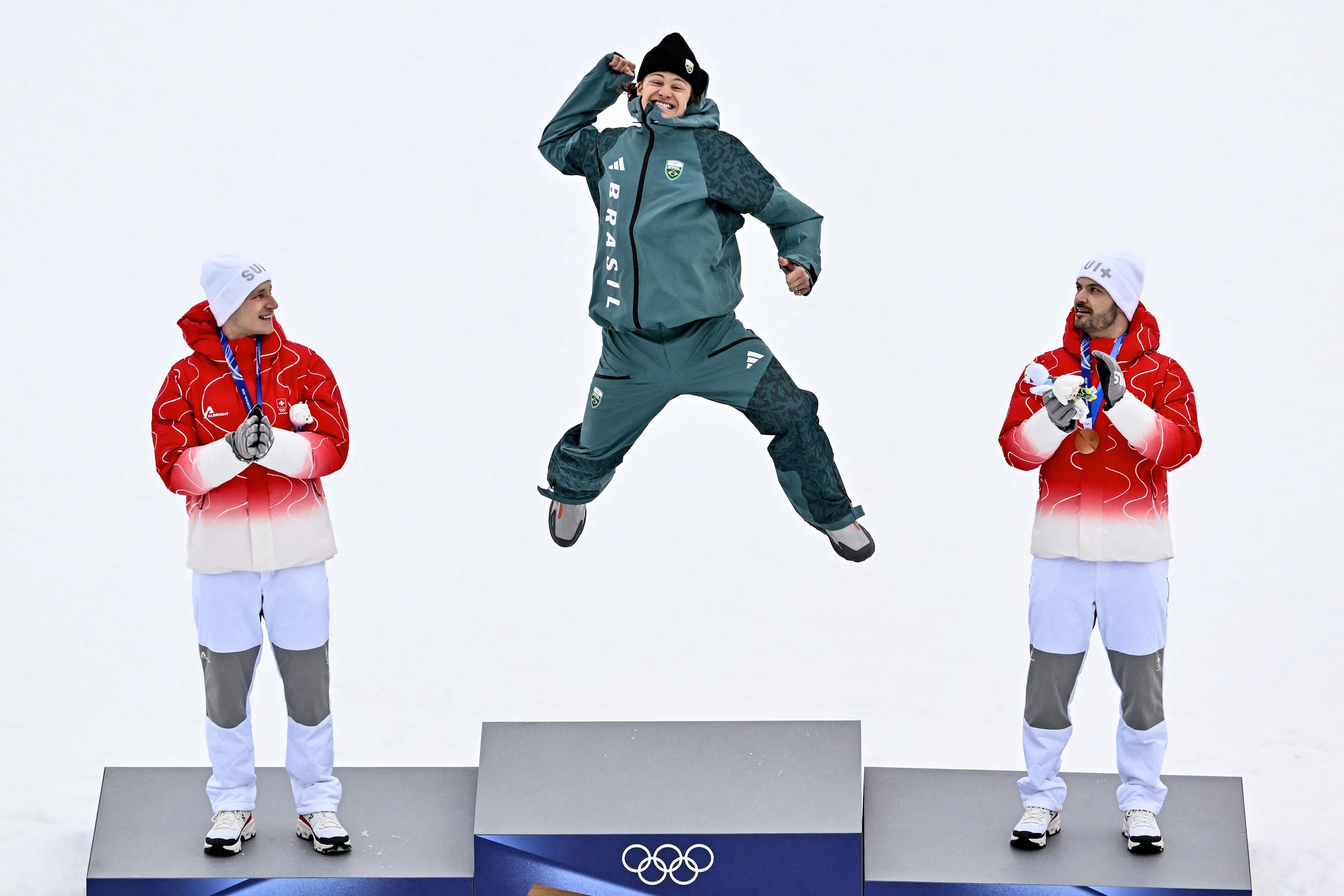 SKI ALPINE-OLY-2026-MILANO CORTINA-PODIUM SKI ALPINE-OLY-2026-MILANO CORTINA-PODIUM