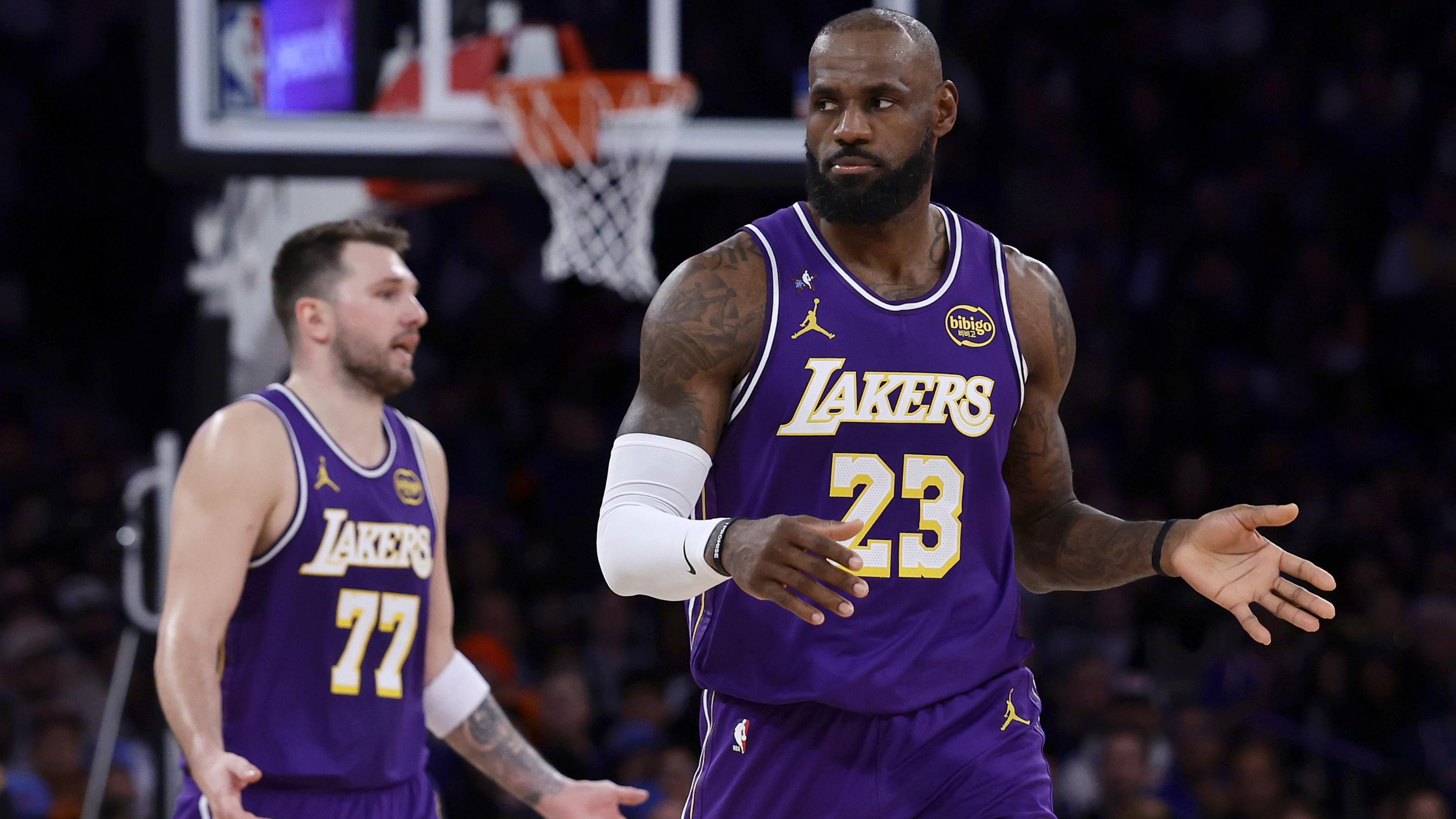 LeBron James, Luka Doncic Break Down Lakers' Failed Final Play in Videos After Loss to Magic