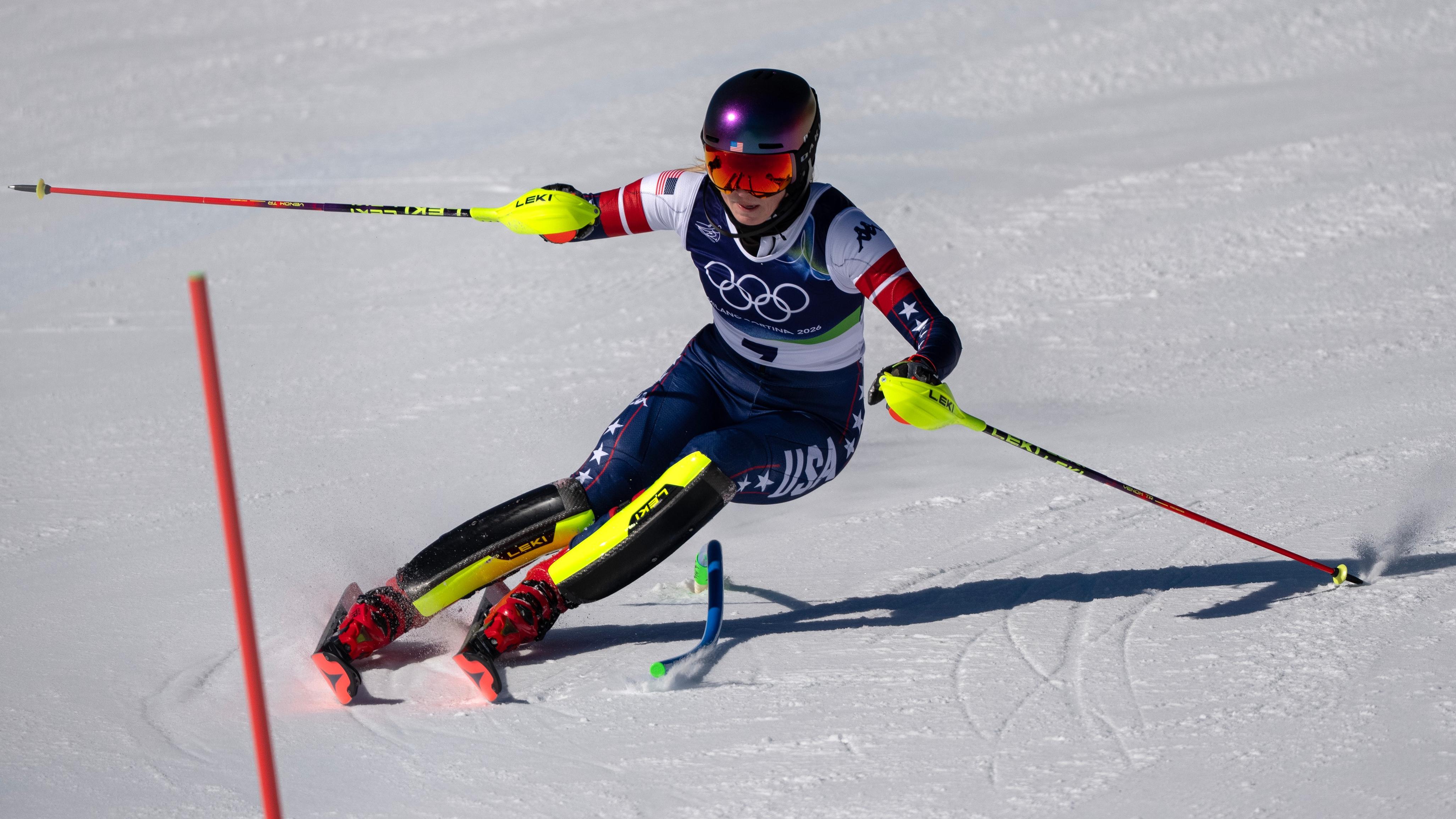 ITALY-CORTINA D'AMPEZZO-OLYMPIC WINTER GAMES-ALPINE SKIING-WOMEN'S SLALOM