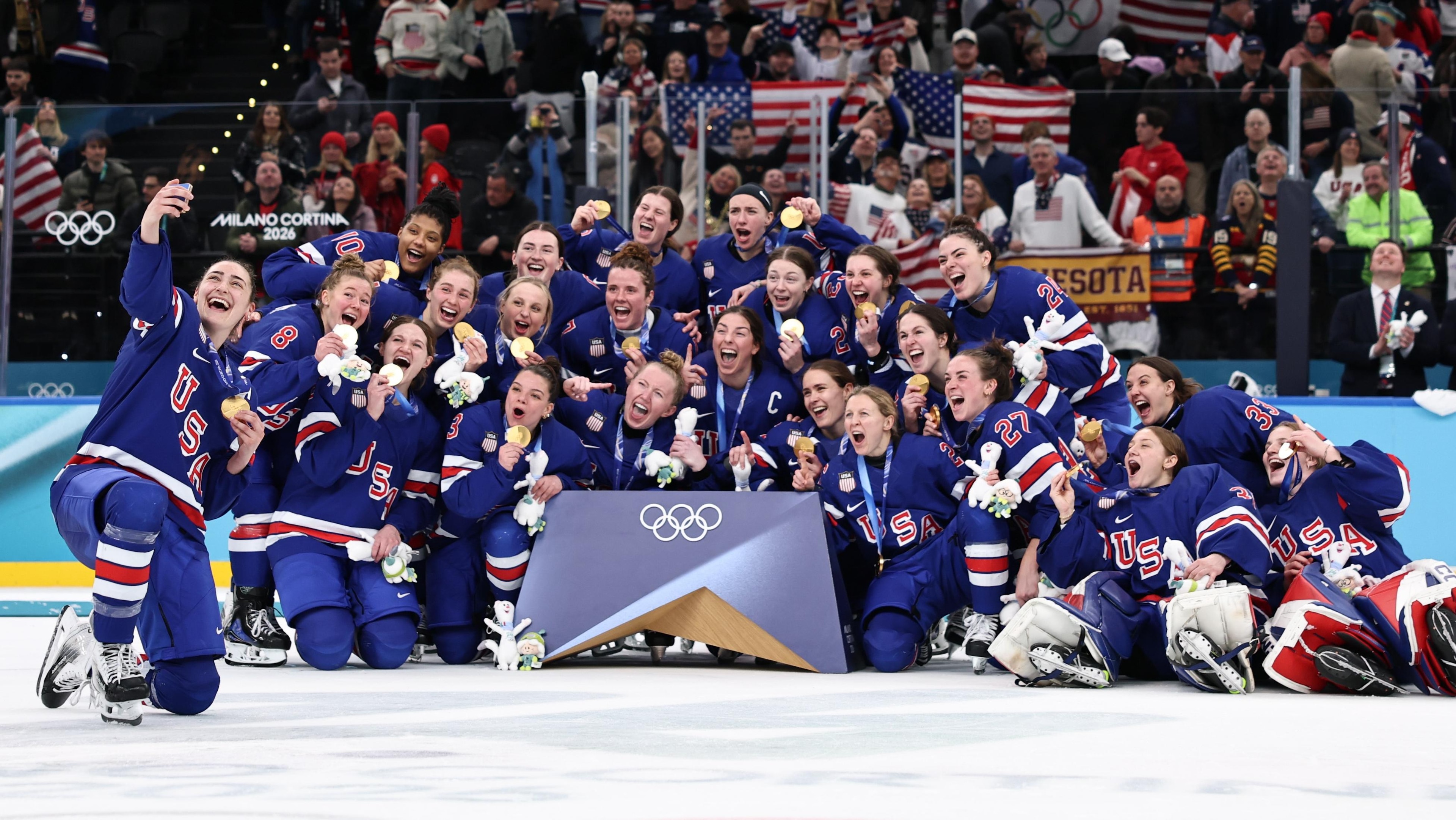 ITALY-MILAN-OLYMPIC WINTER GAMES-ICE HOCKEY-WOMEN-GOLD MEDAL GAME-USA VS CAN ITALY-MILAN-OLYMPIC WINTER GAMES-ICE HOCKEY-WOMEN-GOLD MEDAL GAME-USA VS CAN