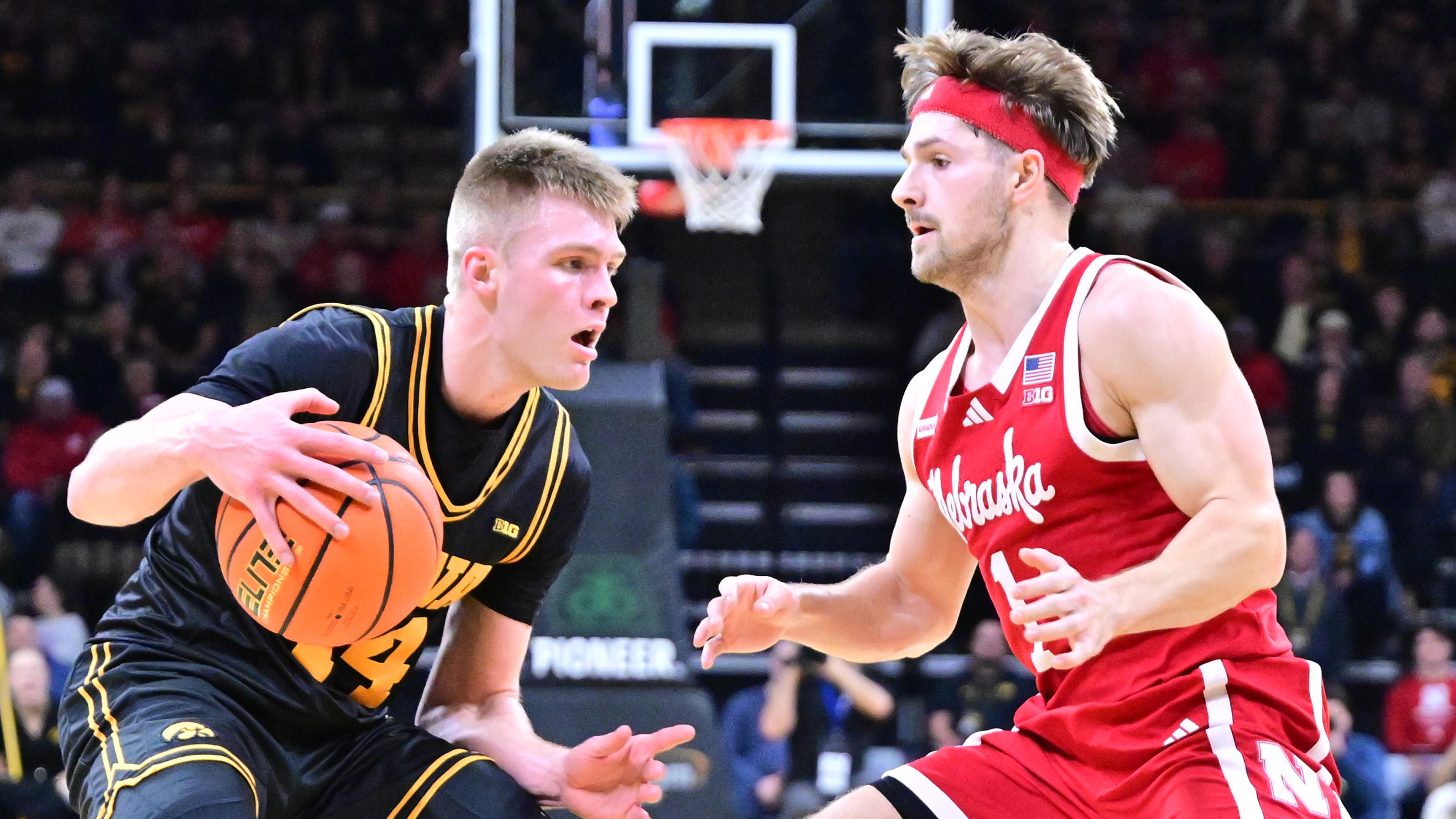 COLLEGE BASKETBALL: FEB 17 Nebraska at Iowa