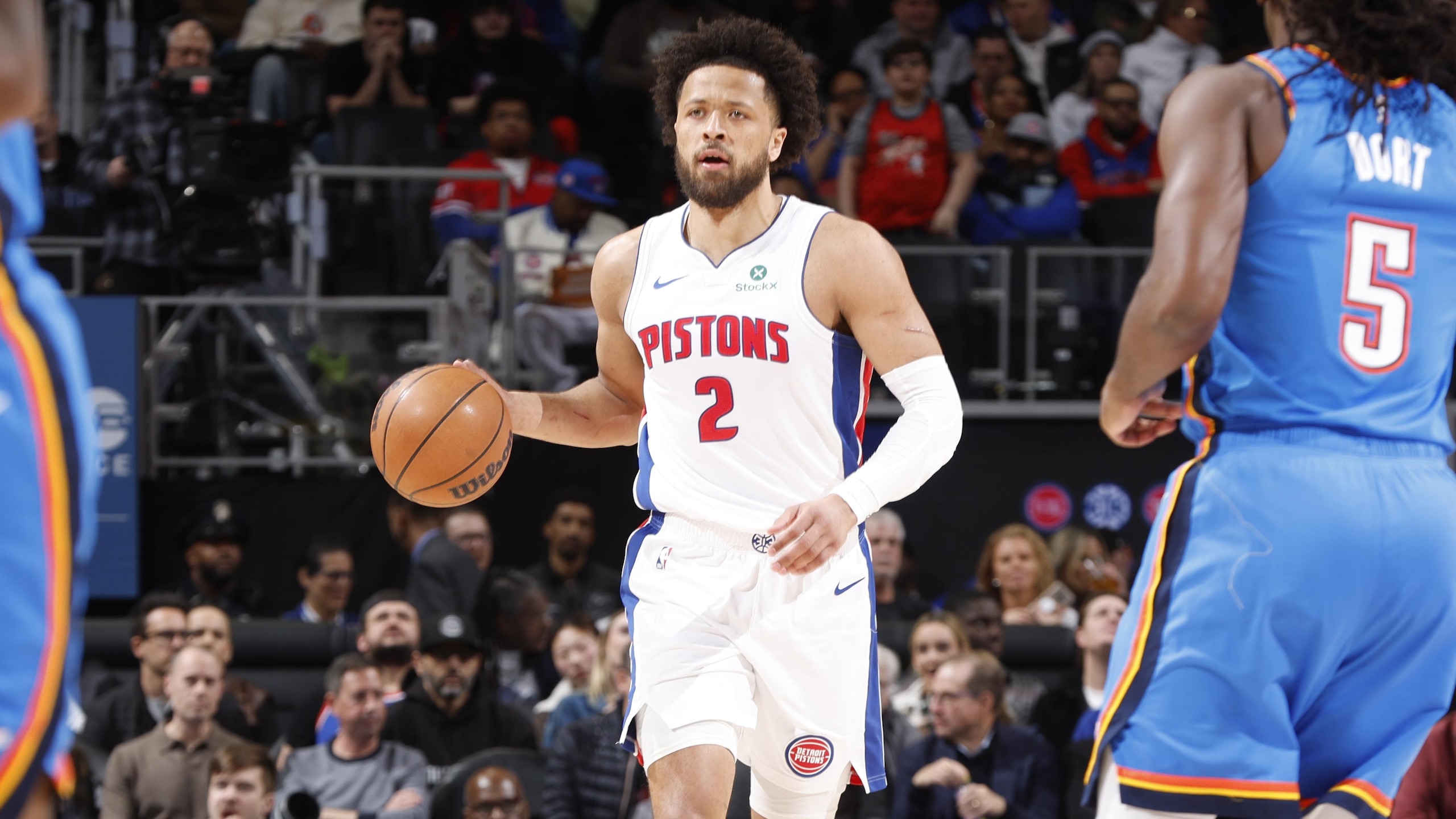 Oklahoma City Thunder v Detroit Pistons