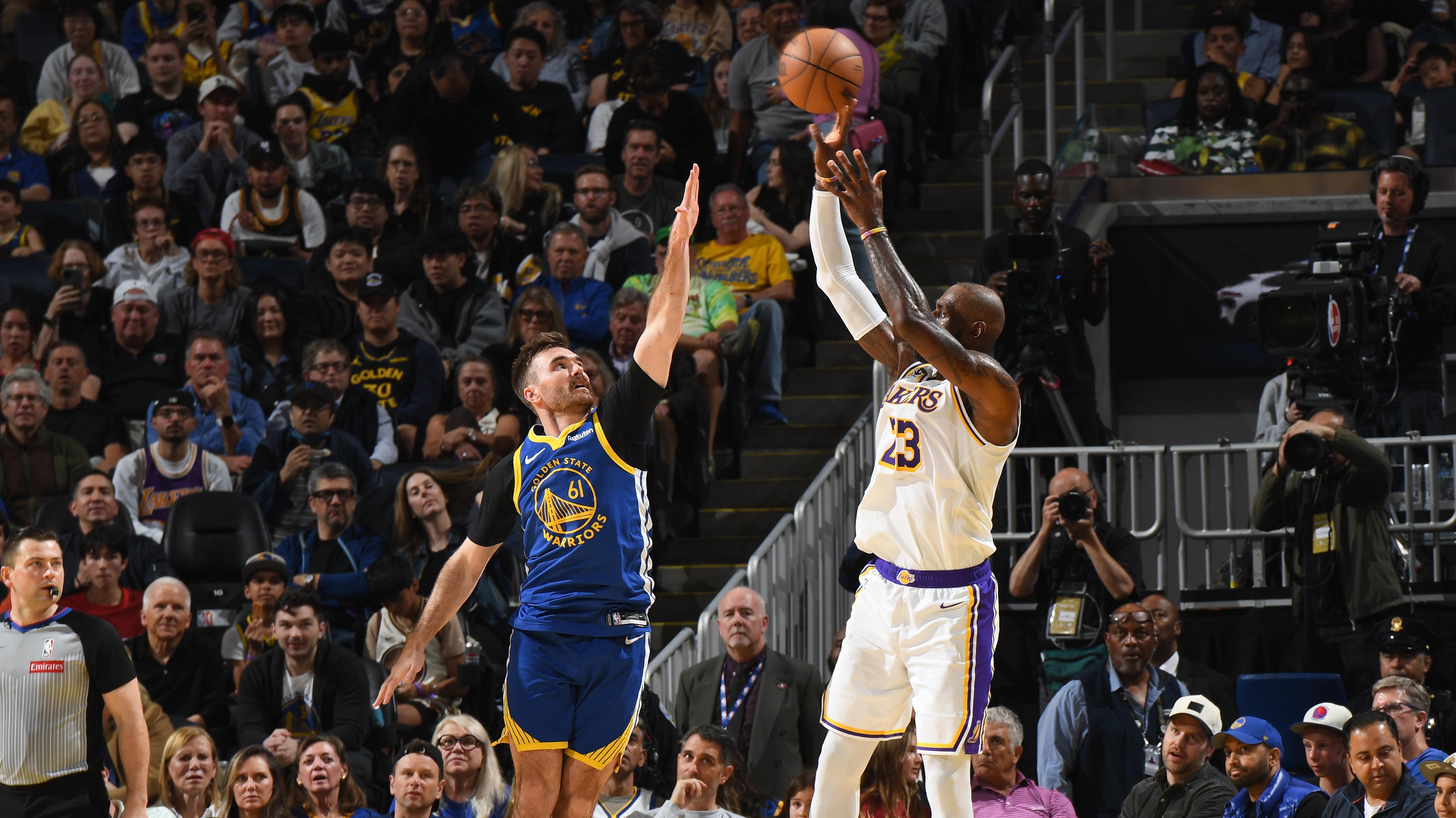 LeBron and Luka Dominate as Lakers Beat Warriors Without Curry