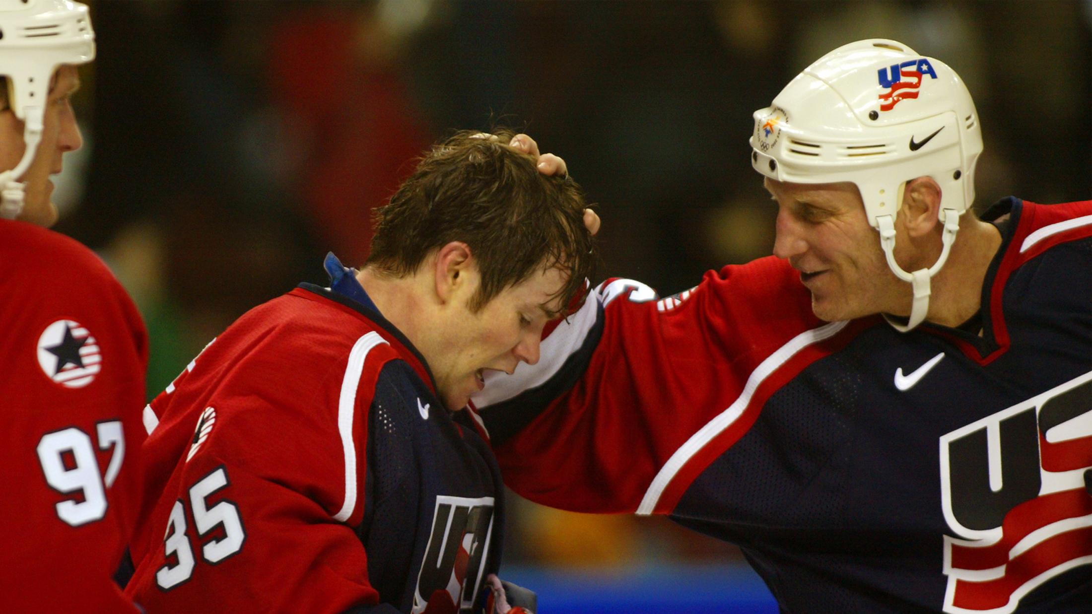 Men's Hockey semifinal game USA vs USSR at the E Center in West Valley City, Utah Friday February 22