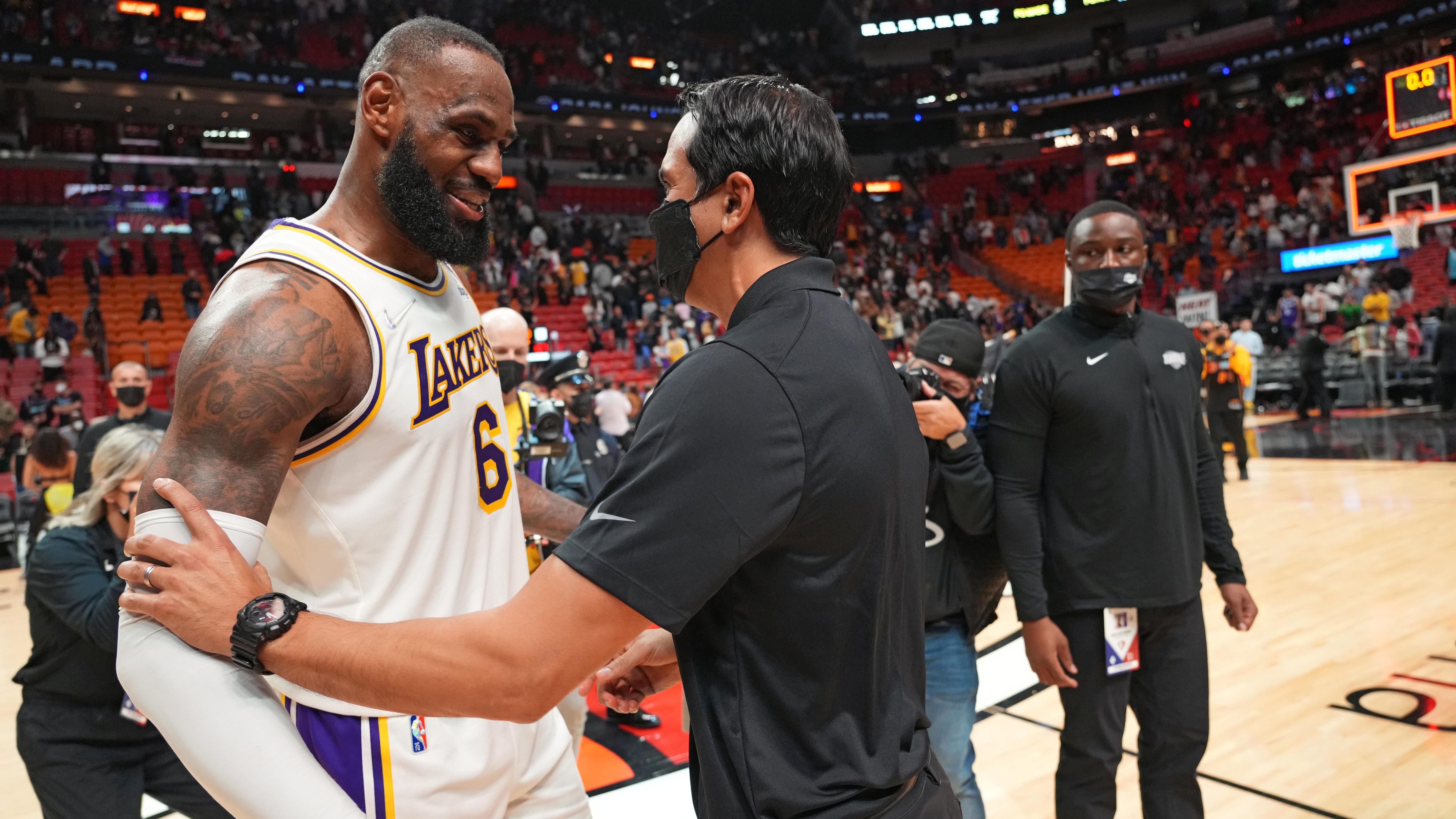 Los Angeles Lakers v Miami Heat