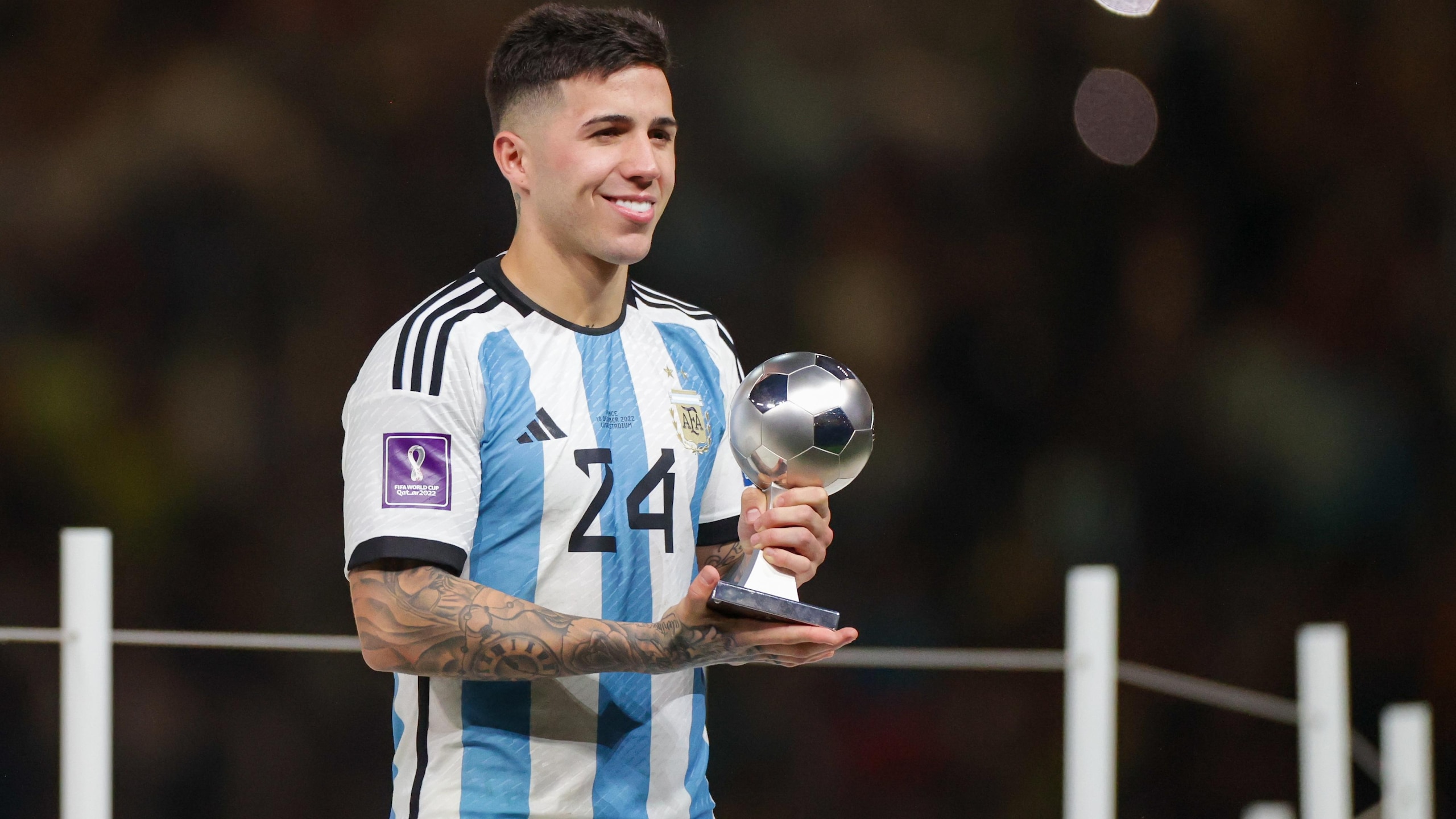 Enzo Fernandez (Argentina) seen during the FIFA World Cup