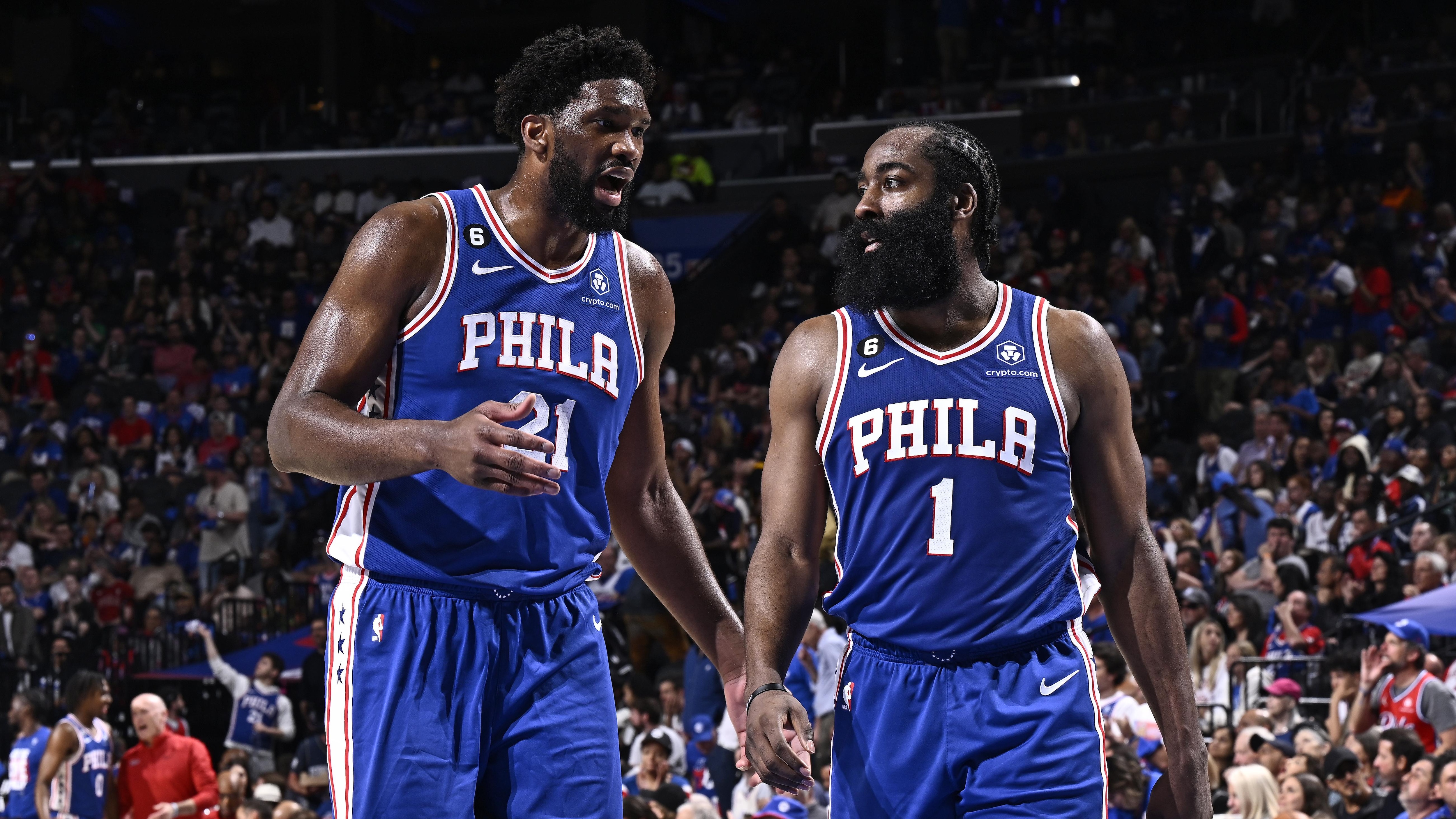 Embiid Harden Awkward Reunion Sparks Cavs Sixers Buzz
