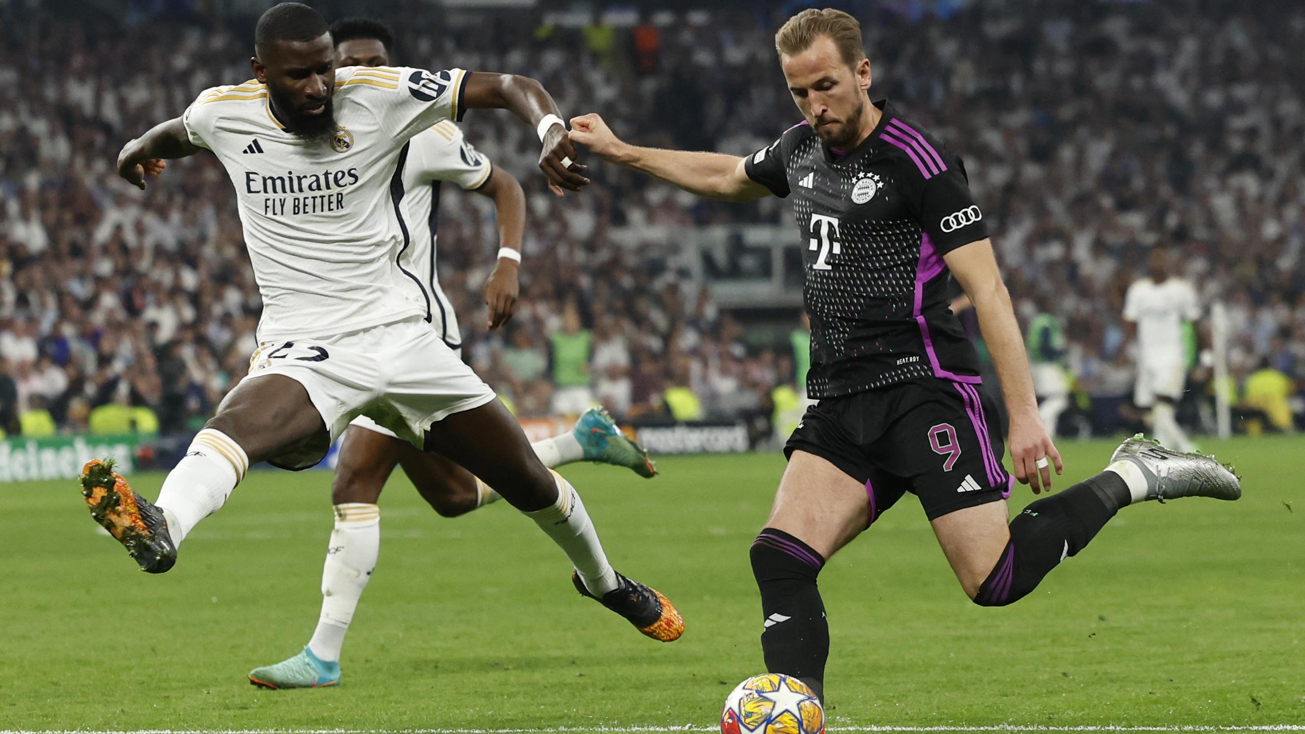 TOPSHOT-FBL-EUR-C1-REAL MADRID-BAYERN MUNICH