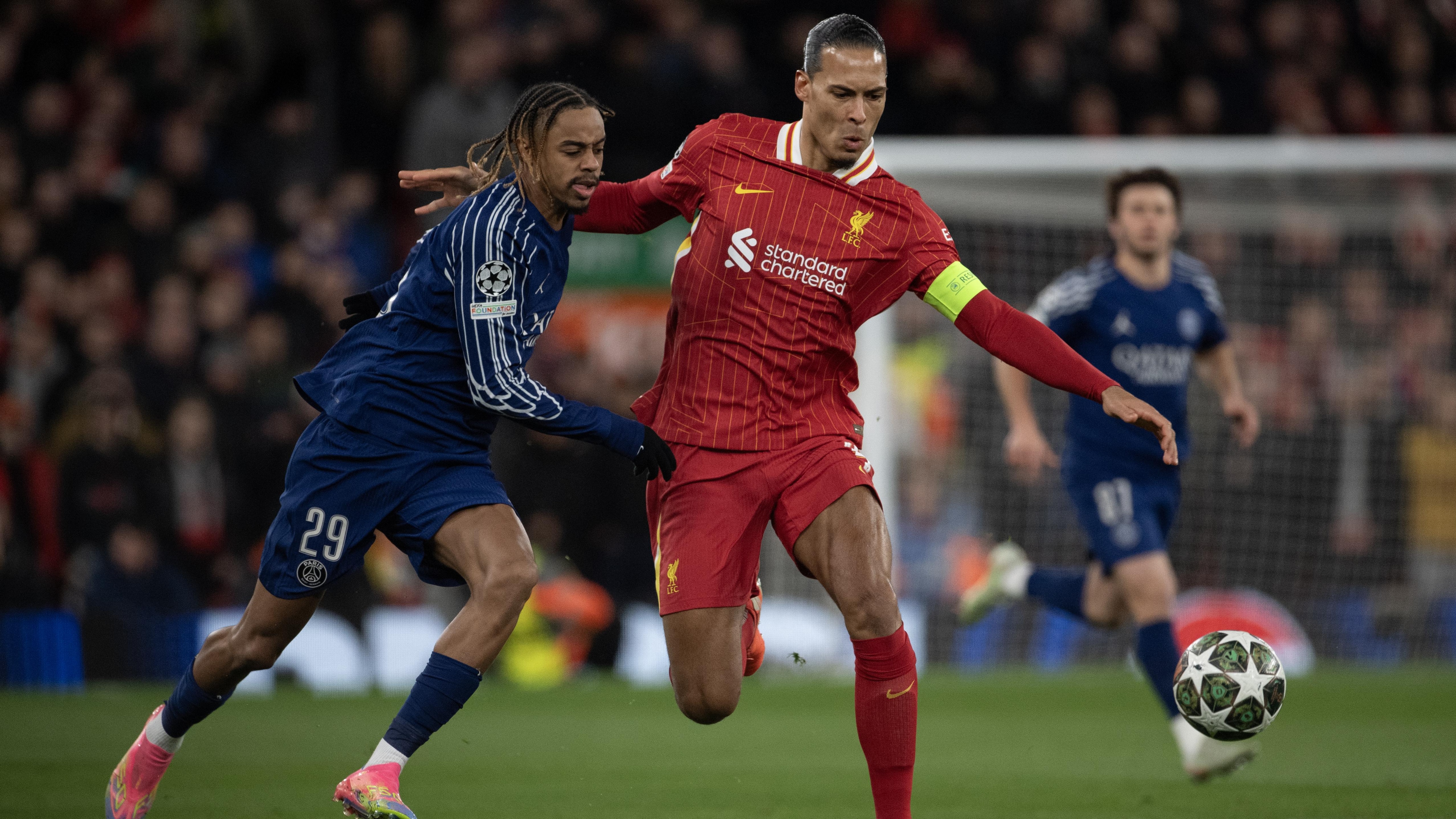 Liverpool FC v Paris Saint-Germain - UEFA Champions League 2024/25 Round of 16 Second Leg