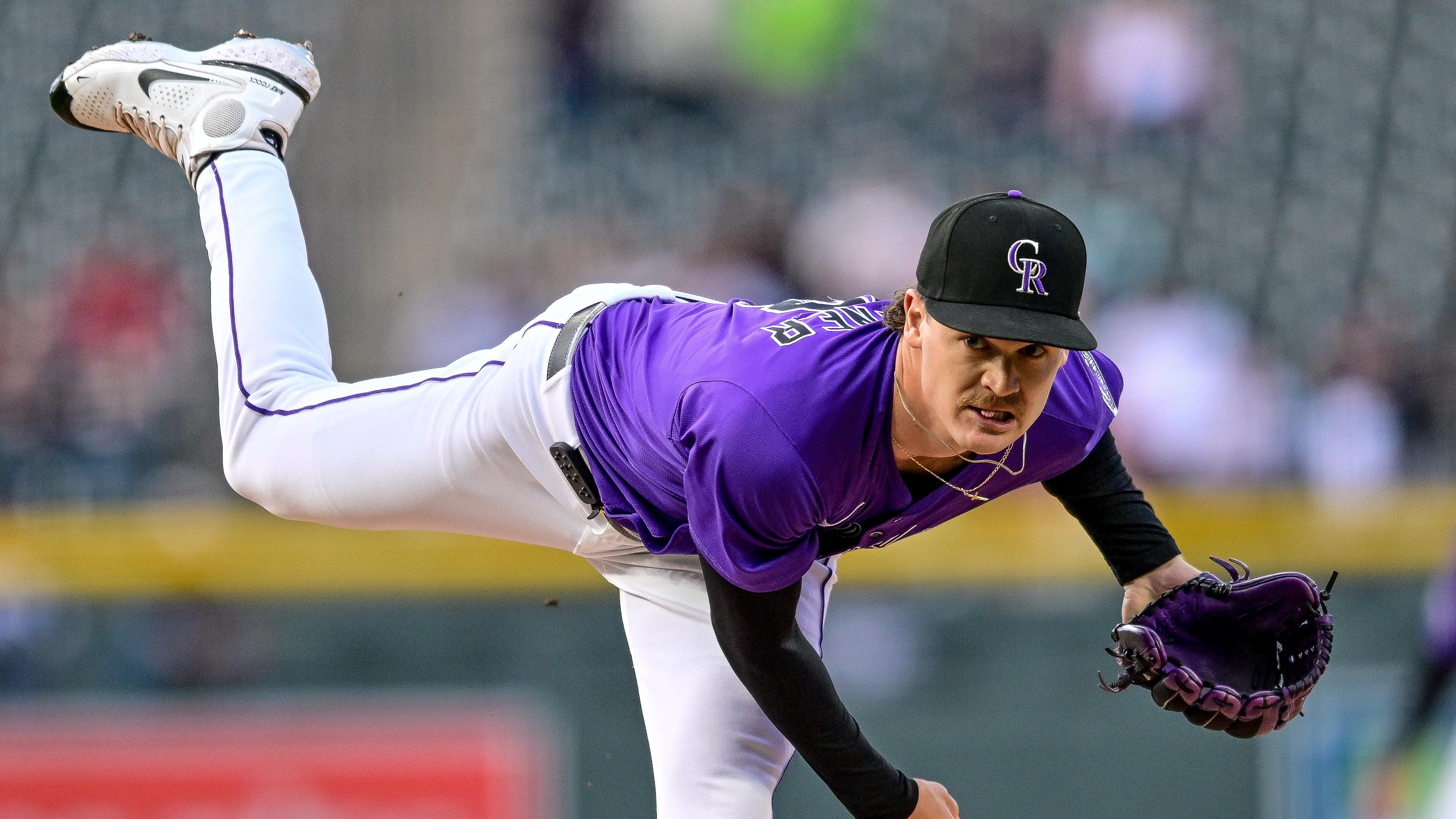 MLB: APR 28 Braves at Rockies