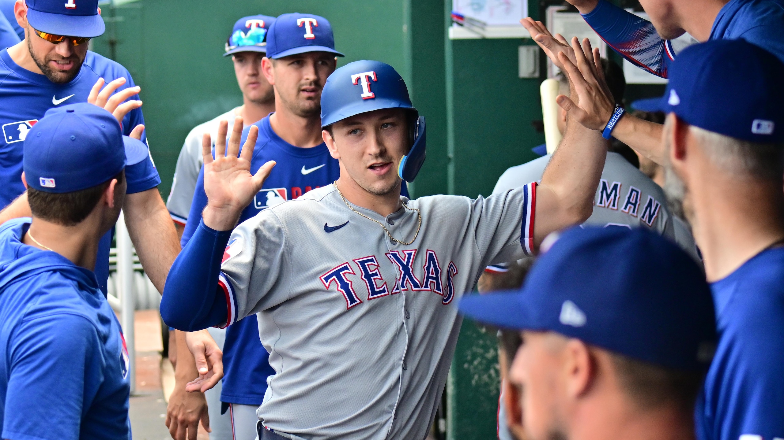MLB: AUG 21 Rangers at Royals