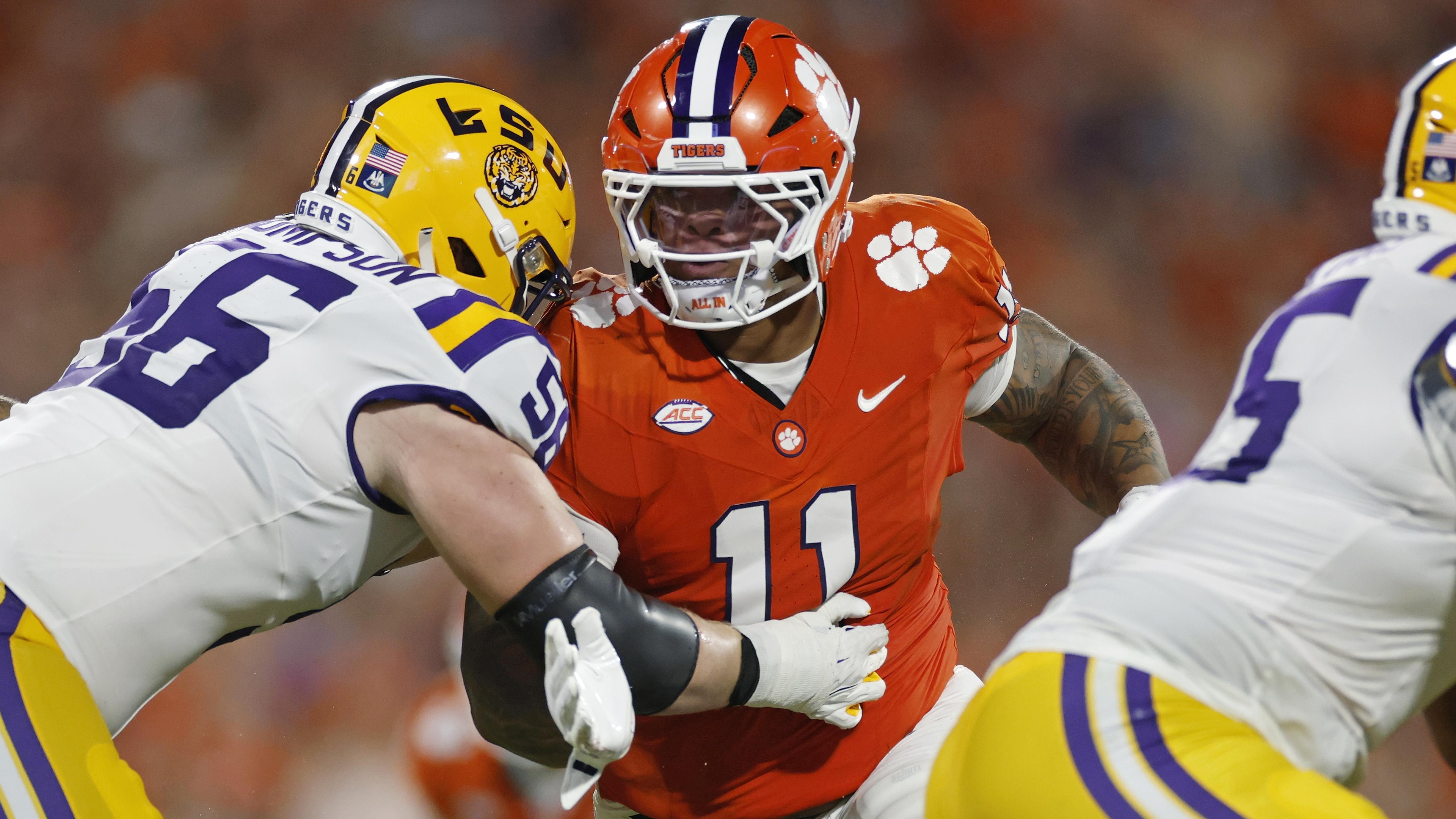COLLEGE FOOTBALL: AUG 30 LSU at Clemson COLLEGE FOOTBALL: AUG 30 LSU at Clemson