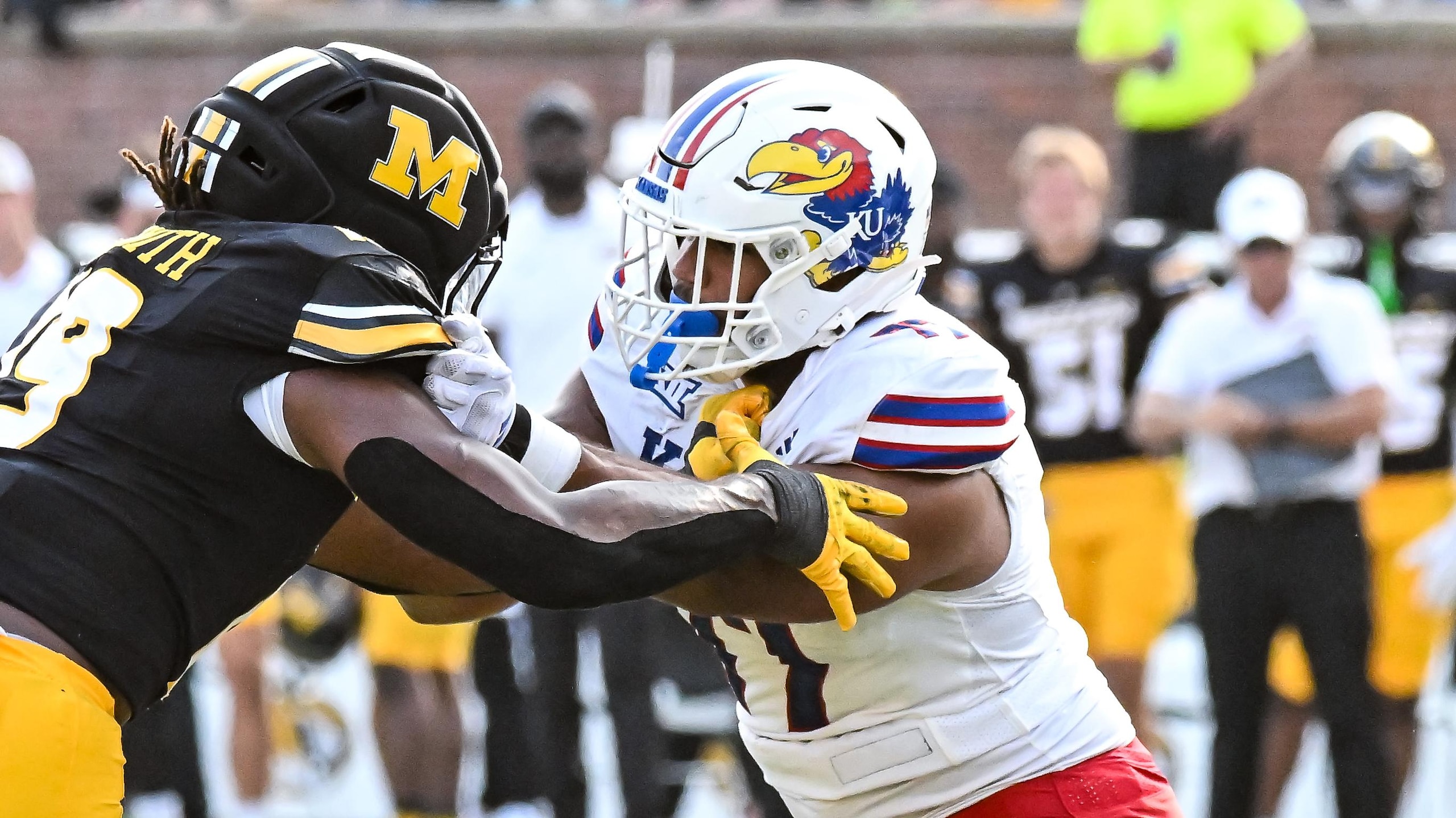 COLLEGE FOOTBALL: SEP 06 Kansas at Missouri COLLEGE FOOTBALL: SEP 06 Kansas at Missouri