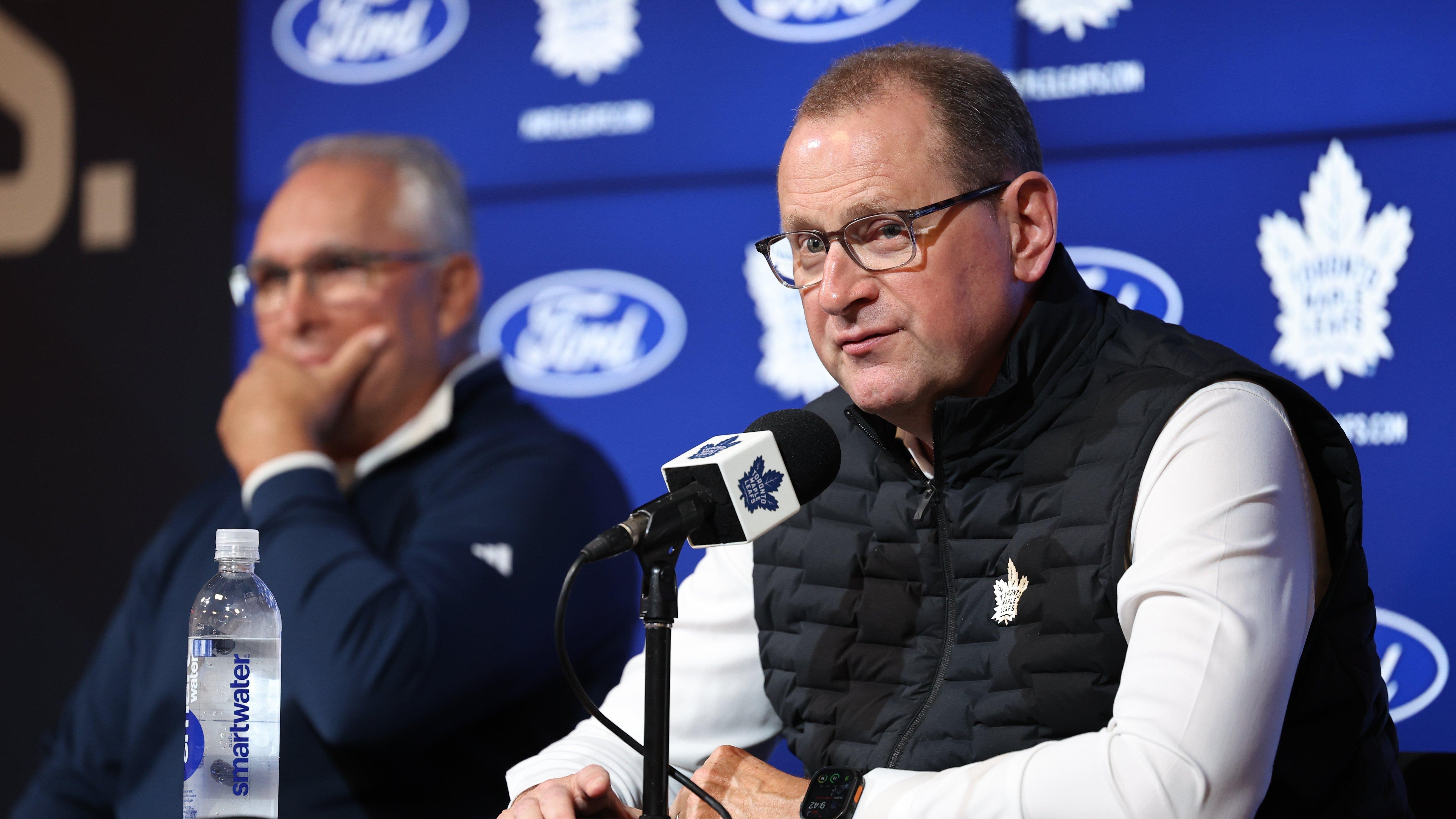 Toronto Maple Leafs held a media availability