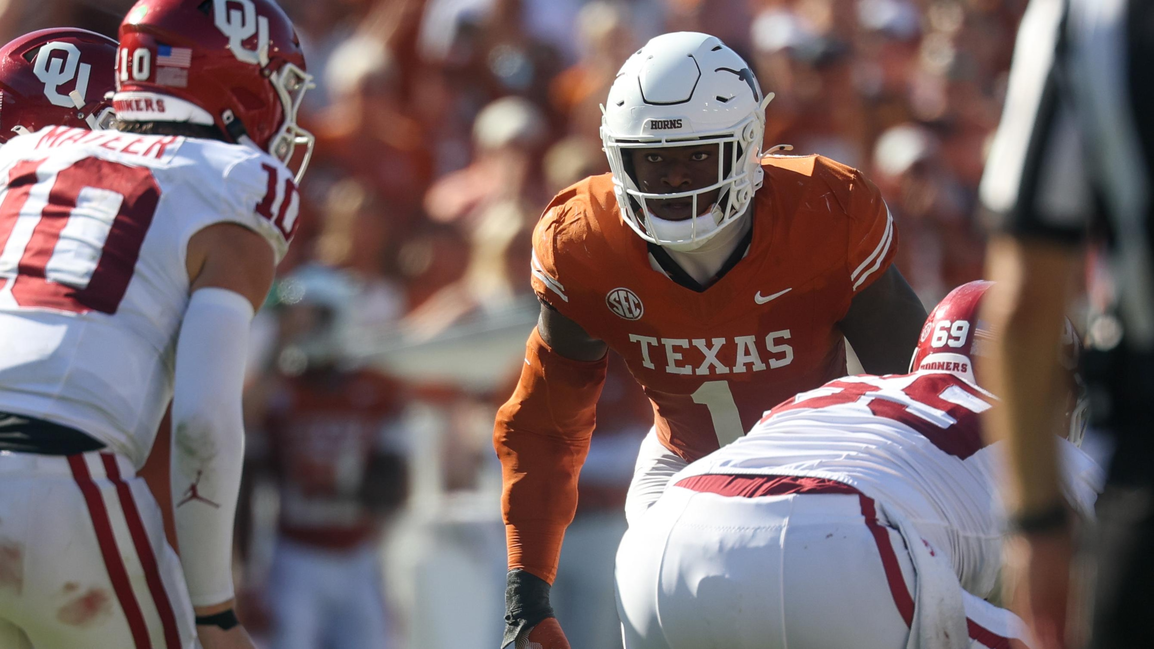COLLEGE FOOTBALL: OCT 11 Allstate Red River Rivalry Oklahoma vs Texas COLLEGE FOOTBALL: OCT 11 Allstate Red River Rivalry Oklahoma vs Texas