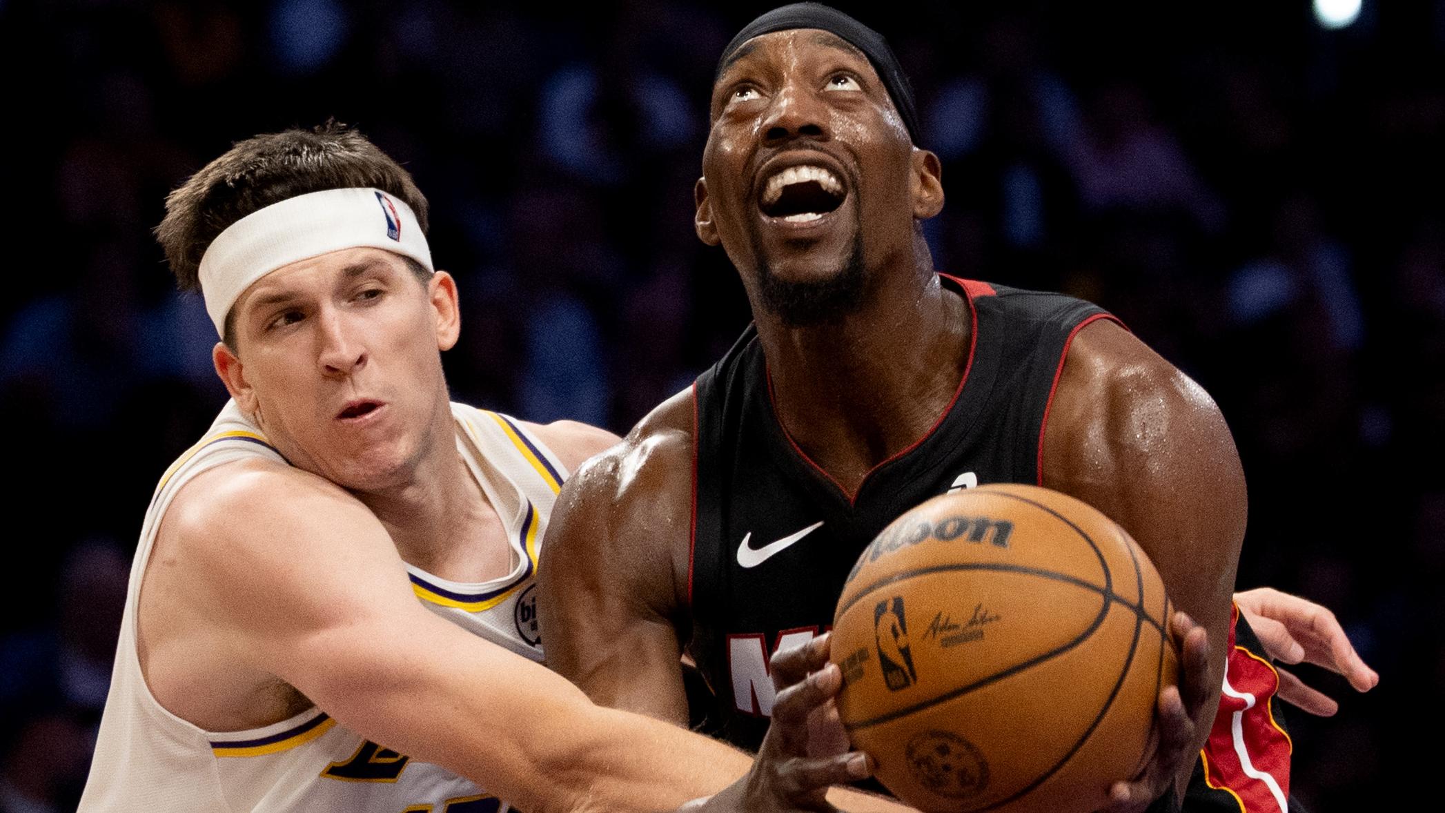 Lakers Heat Basketball