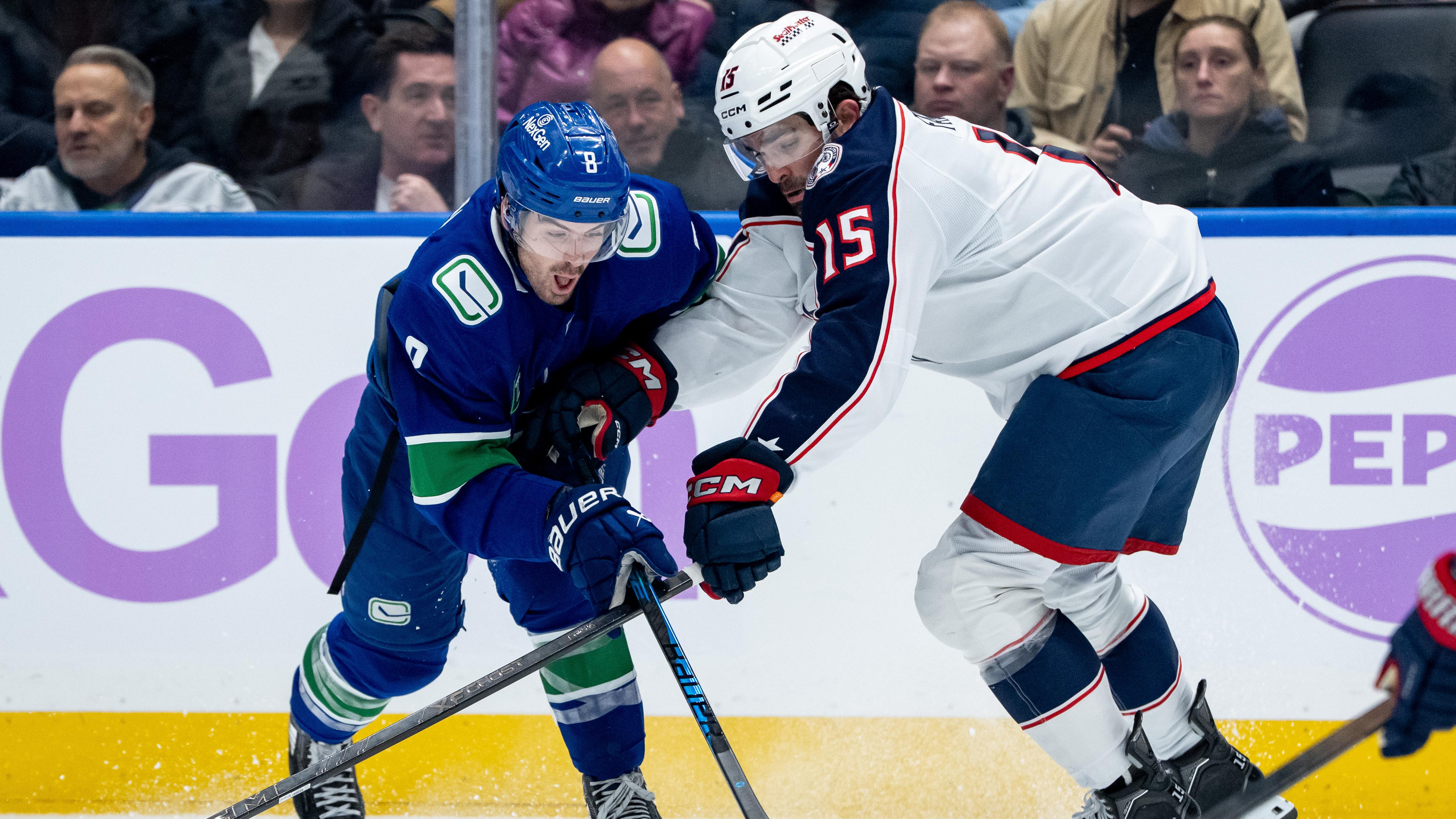 NHL: NOV 08 Blue Jackets at Canucks