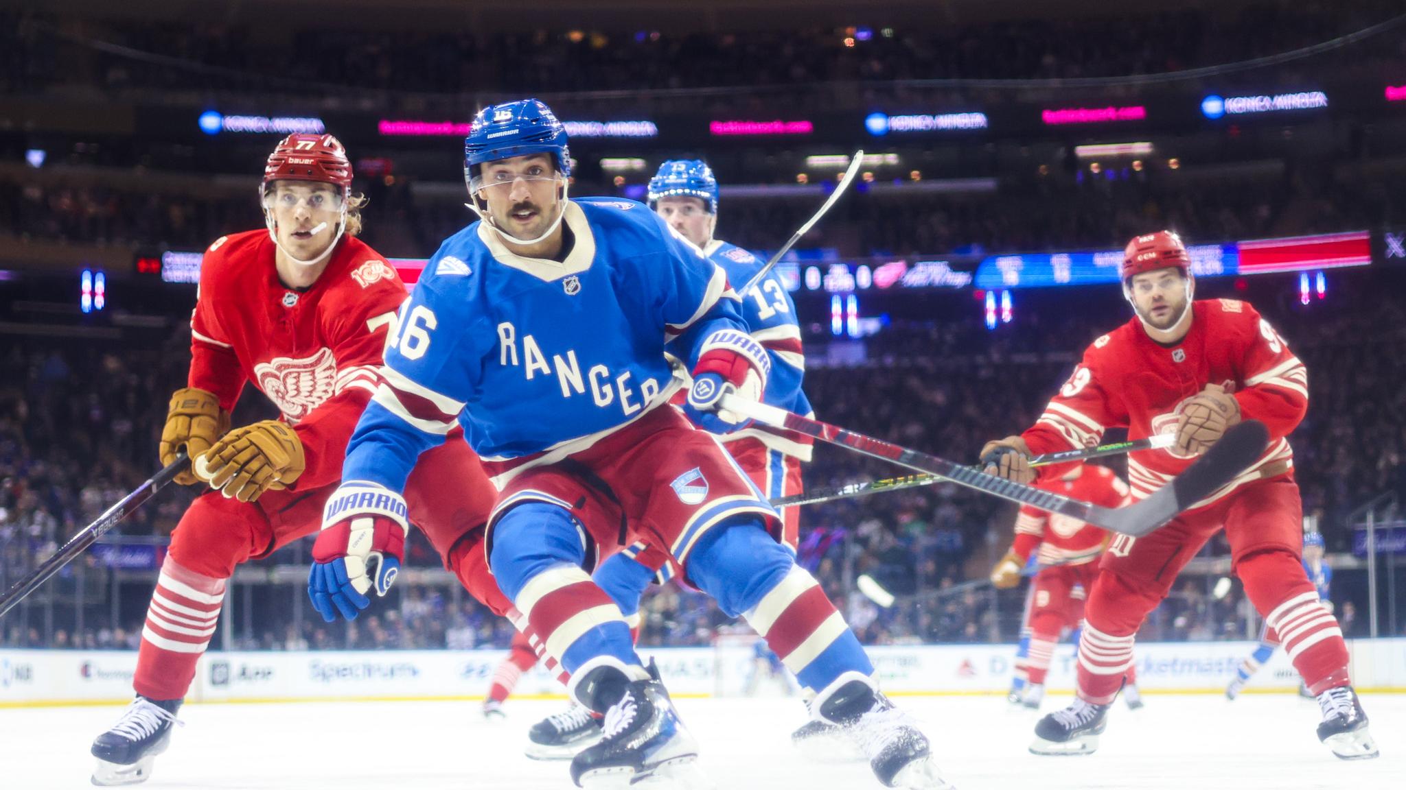 Detroit Red Wings v New York Rangers
