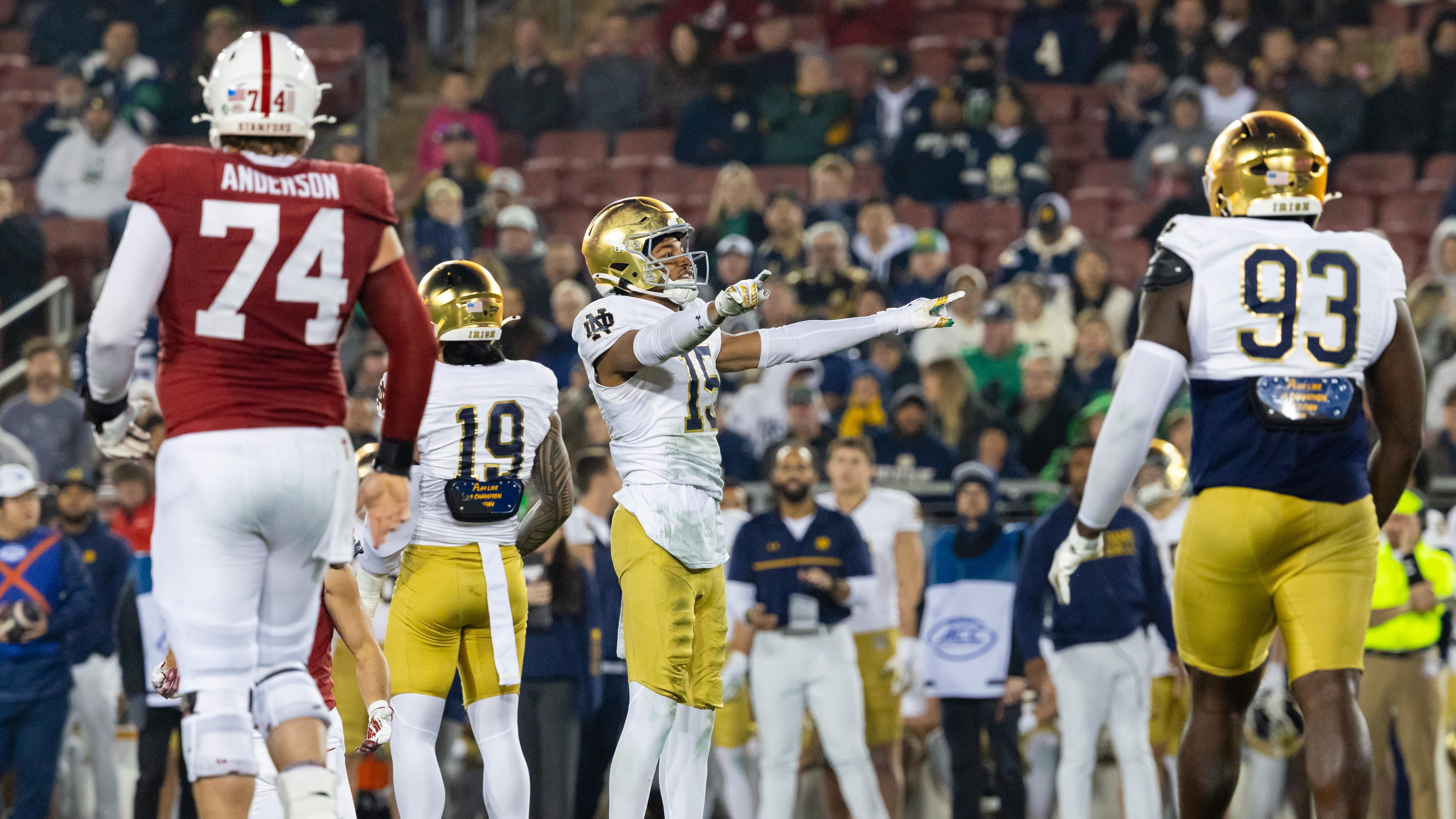 COLLEGE FOOTBALL: NOV 29 Notre Dame at Stanford