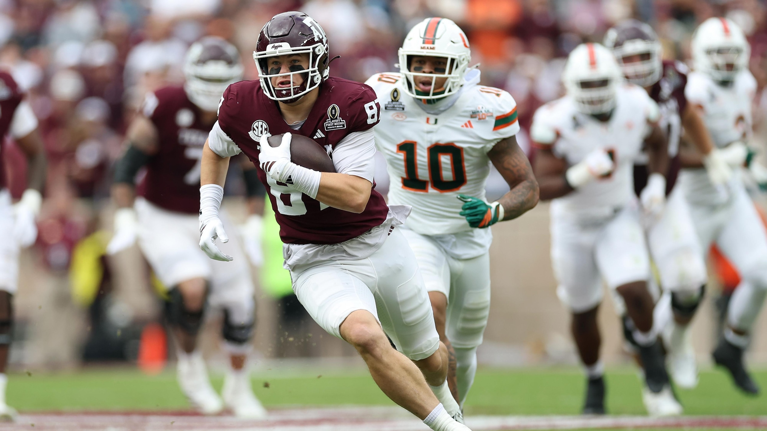 2025 College Football Playoff First Round Game - Miami v Texas A&M 2025 College Football Playoff First Round Game - Miami v Texas A&M