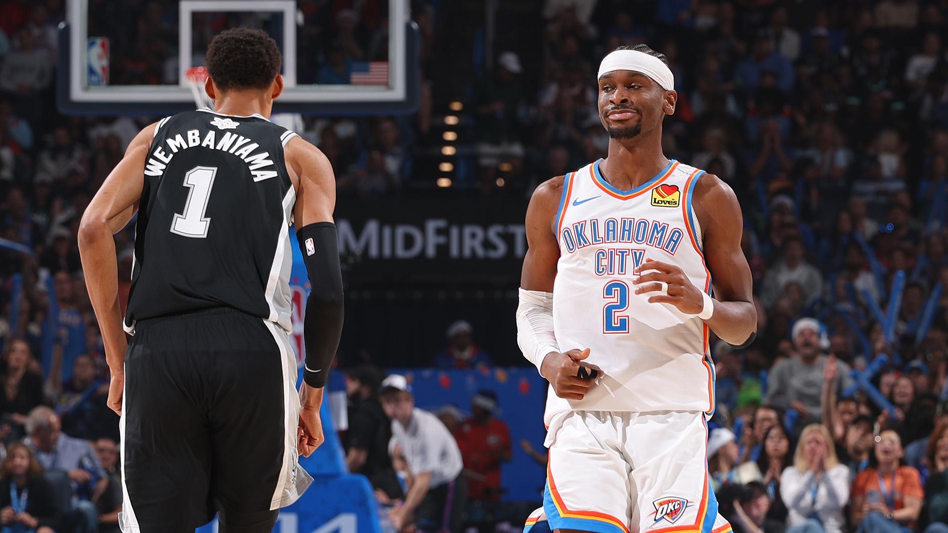 San Antonio Spurs v Oklahoma City Thunder