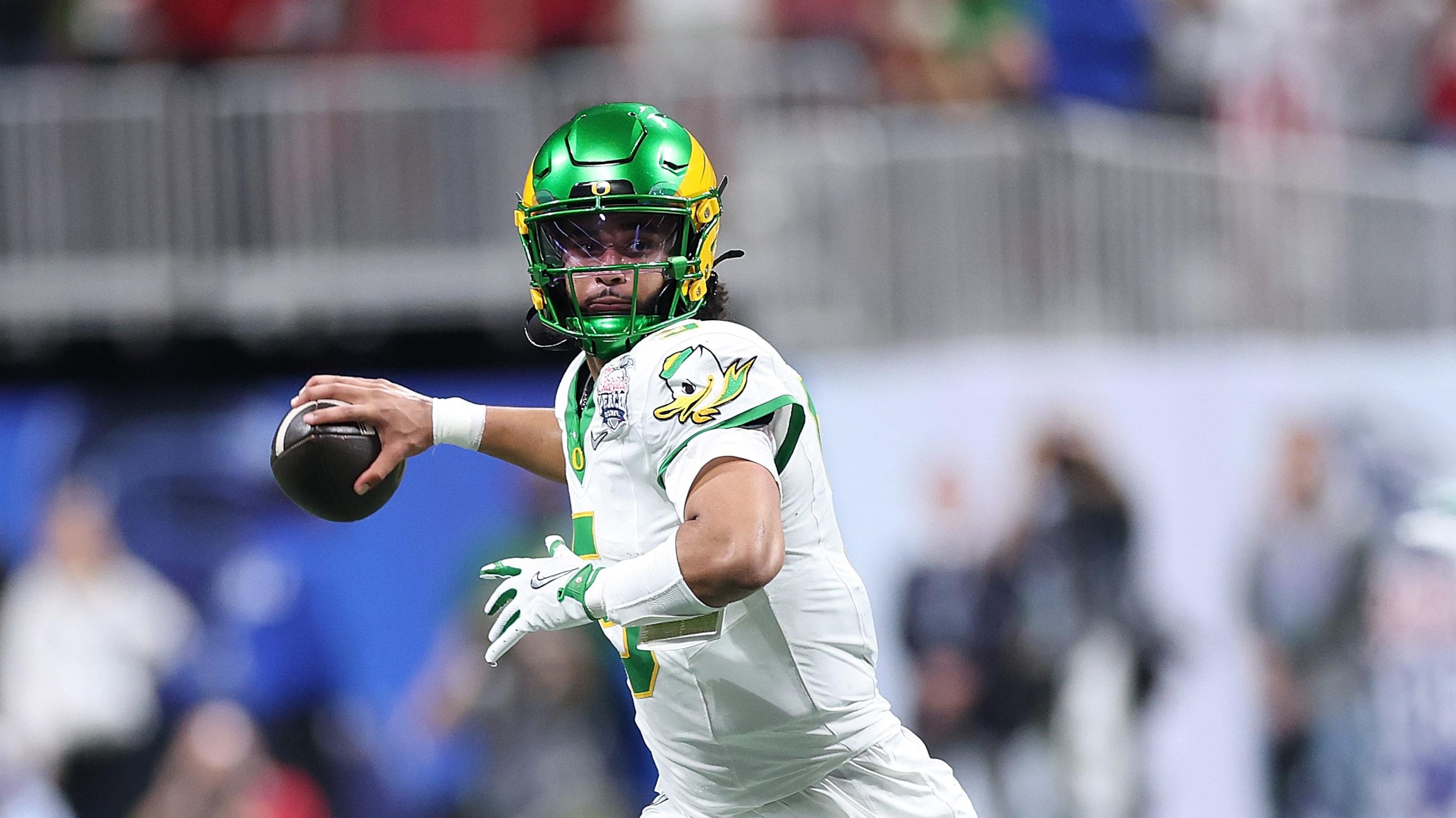 College Football Playoff Semifinal - Chick-fil-A Peach Bowl: Oregon v Indiana College Football Playoff Semifinal - Chick-fil-A Peach Bowl: Oregon v Indiana