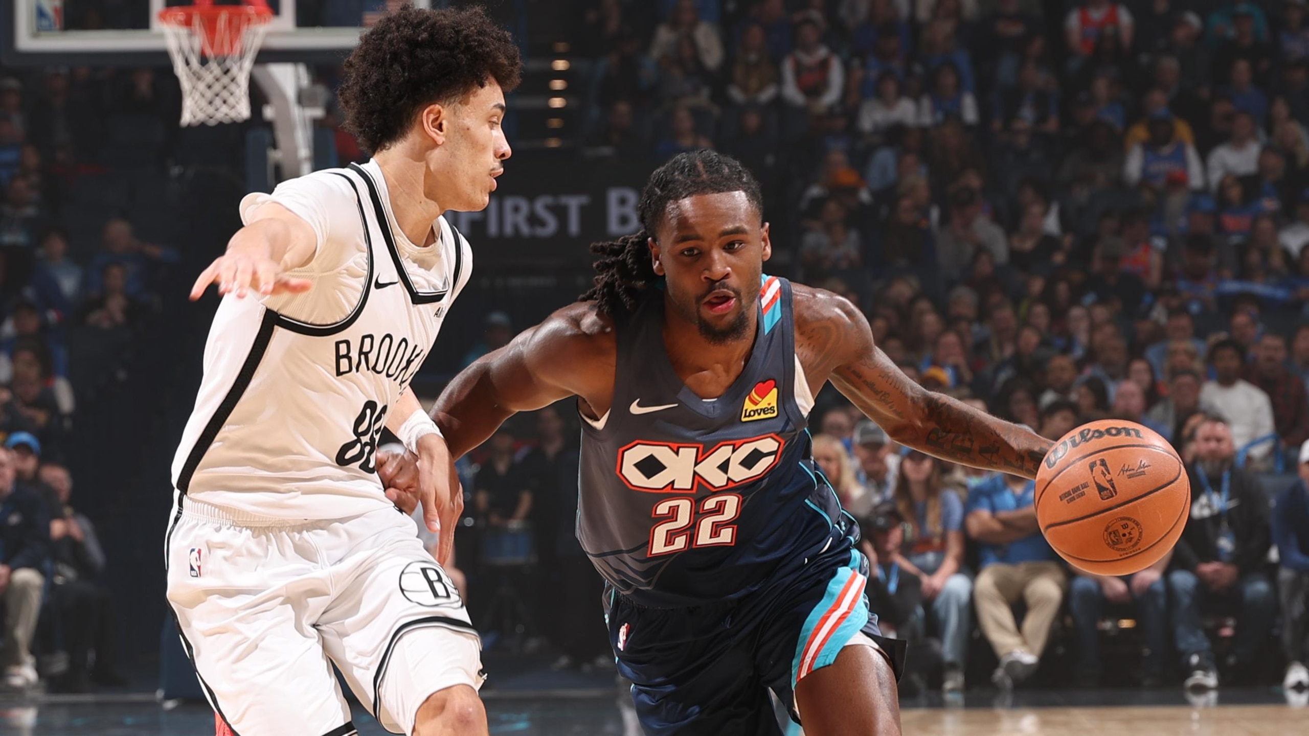 Brooklyn Nets v Oklahoma City Thunder Brooklyn Nets v Oklahoma City Thunder