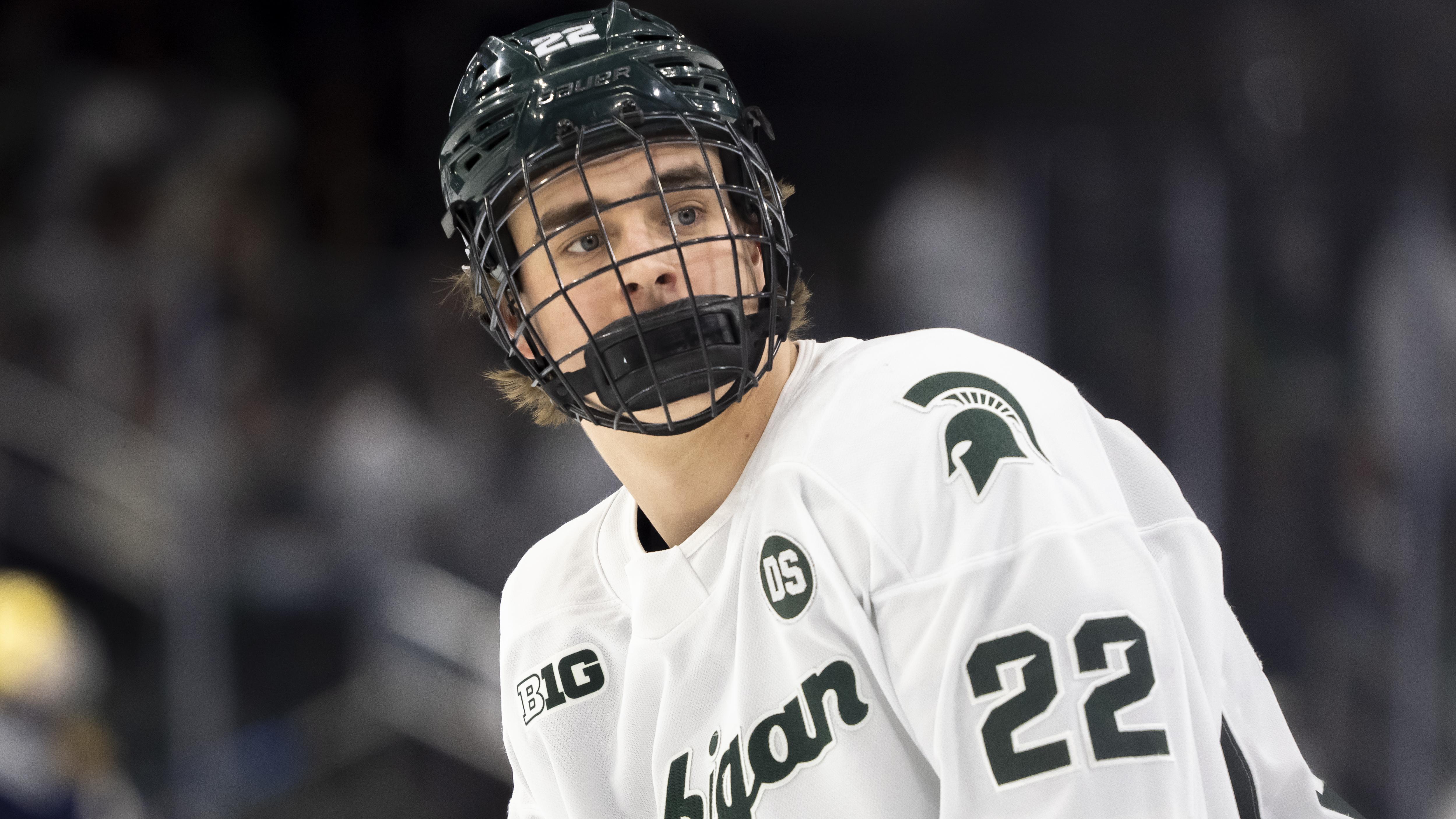 COLLEGE HOCKEY: FEB 20 Notre Dame at Michigan State