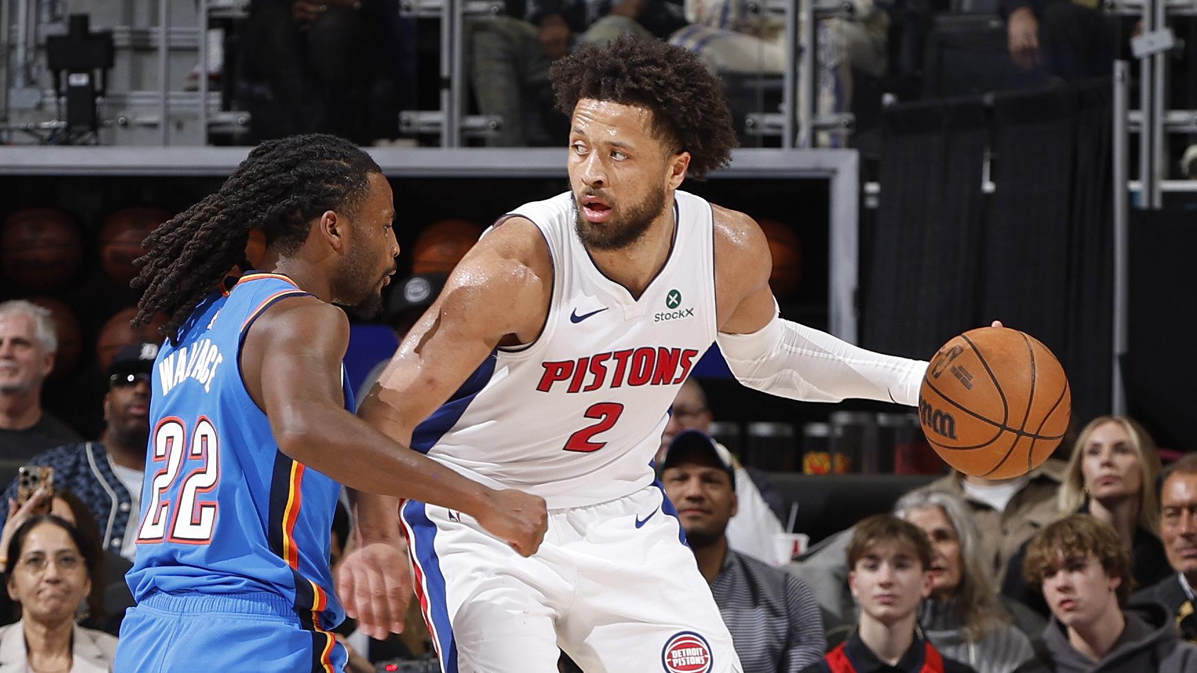 Oklahoma City Thunder v Detroit Pistons