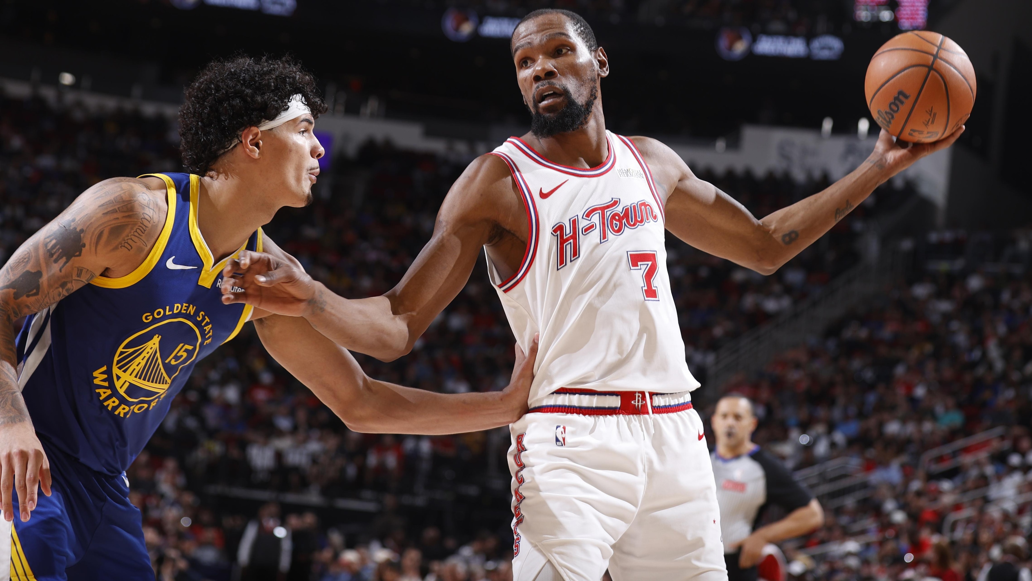 Kevin Durant, Rockets Disappoint Fans with OT Loss to Draymond, Warriors Without Steph Curry