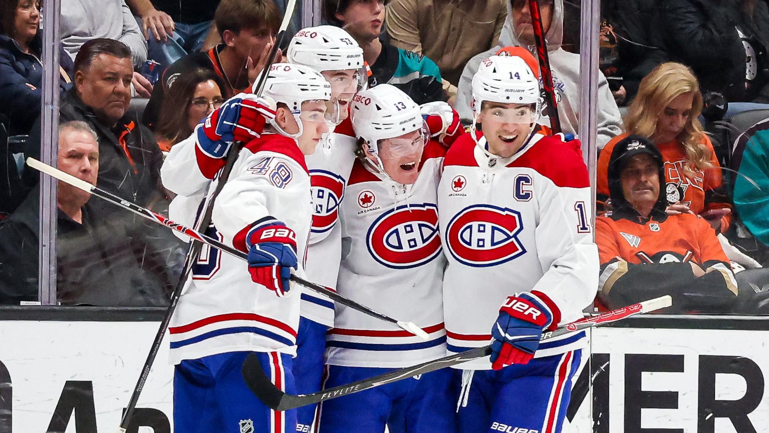 Montreal Canadiens v Anaheim Ducks