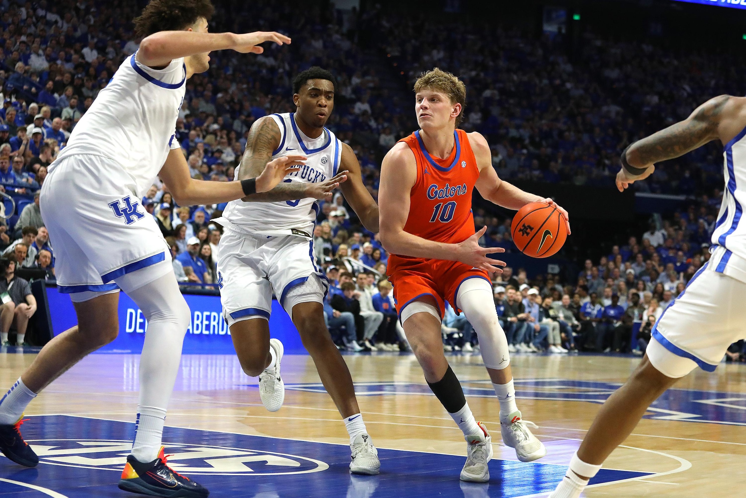 COLLEGE BASKETBALL: MAR 07 Florida at Kentucky
