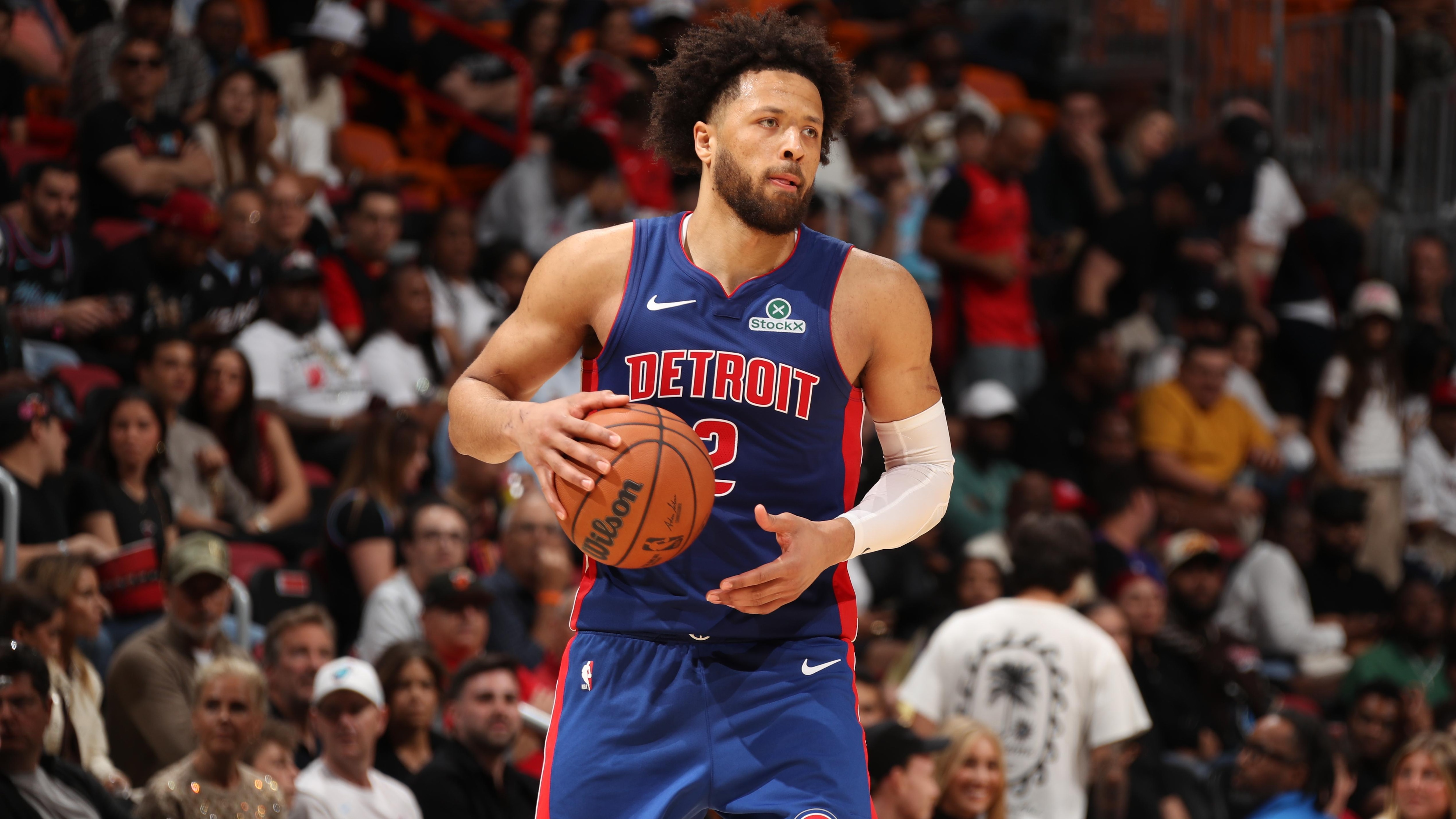 Pistons' Cade Cunningham Drives Home After Collapsed Lung