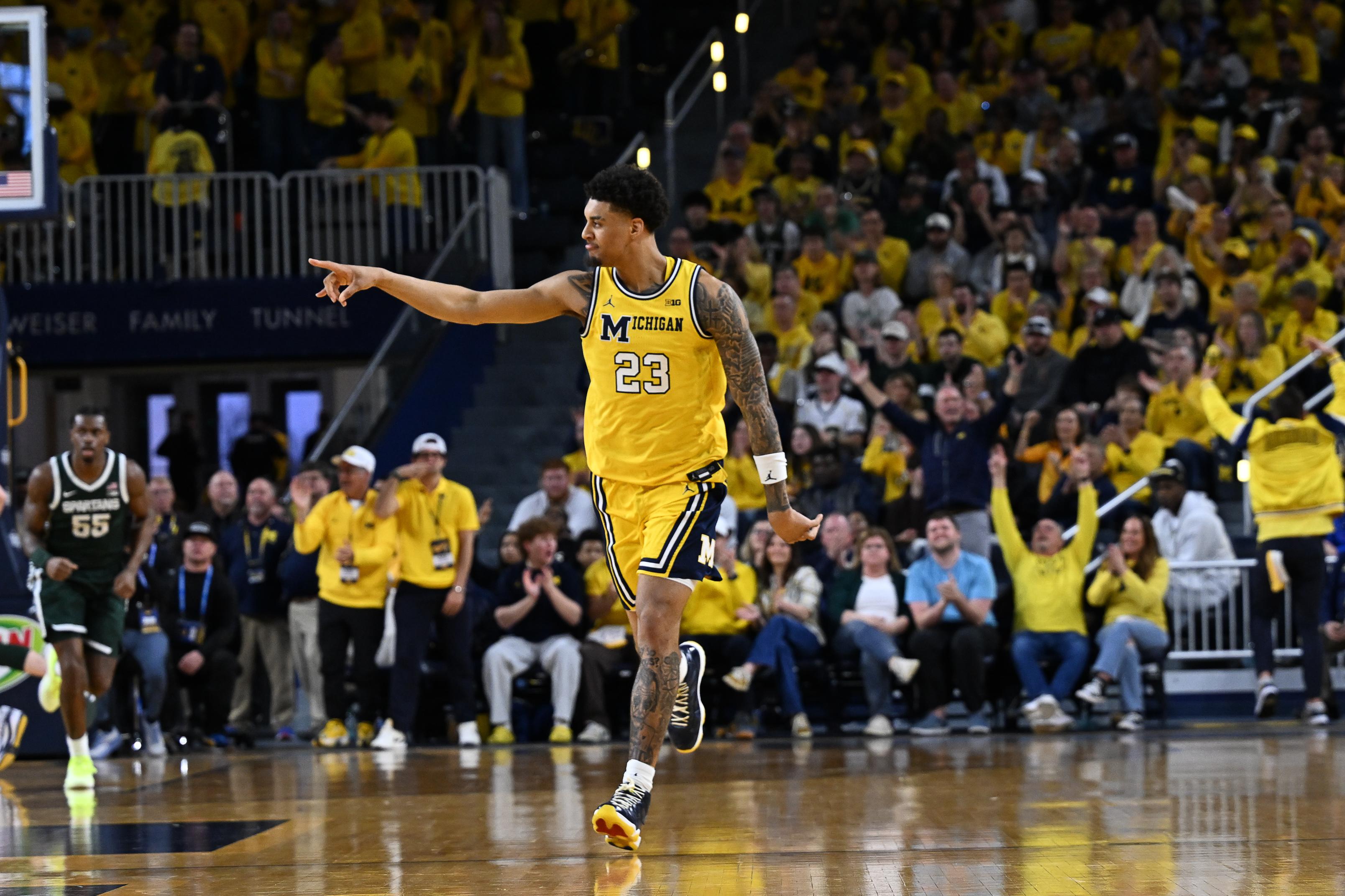 COLLEGE BASKETBALL: MAR 08 Michigan State at Michigan