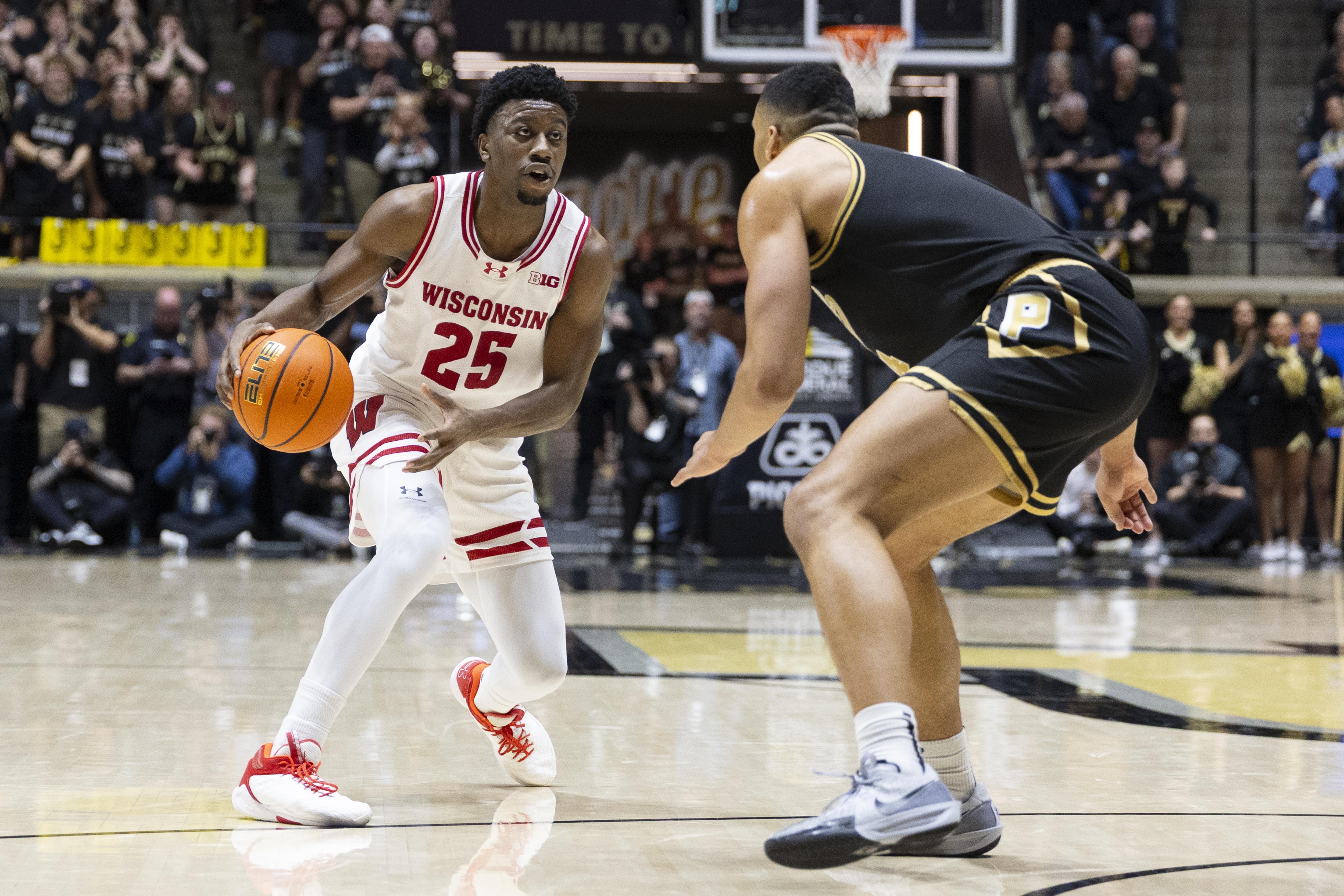 COLLEGE BASKETBALL: MAR 07 Wisconsin at Purdue