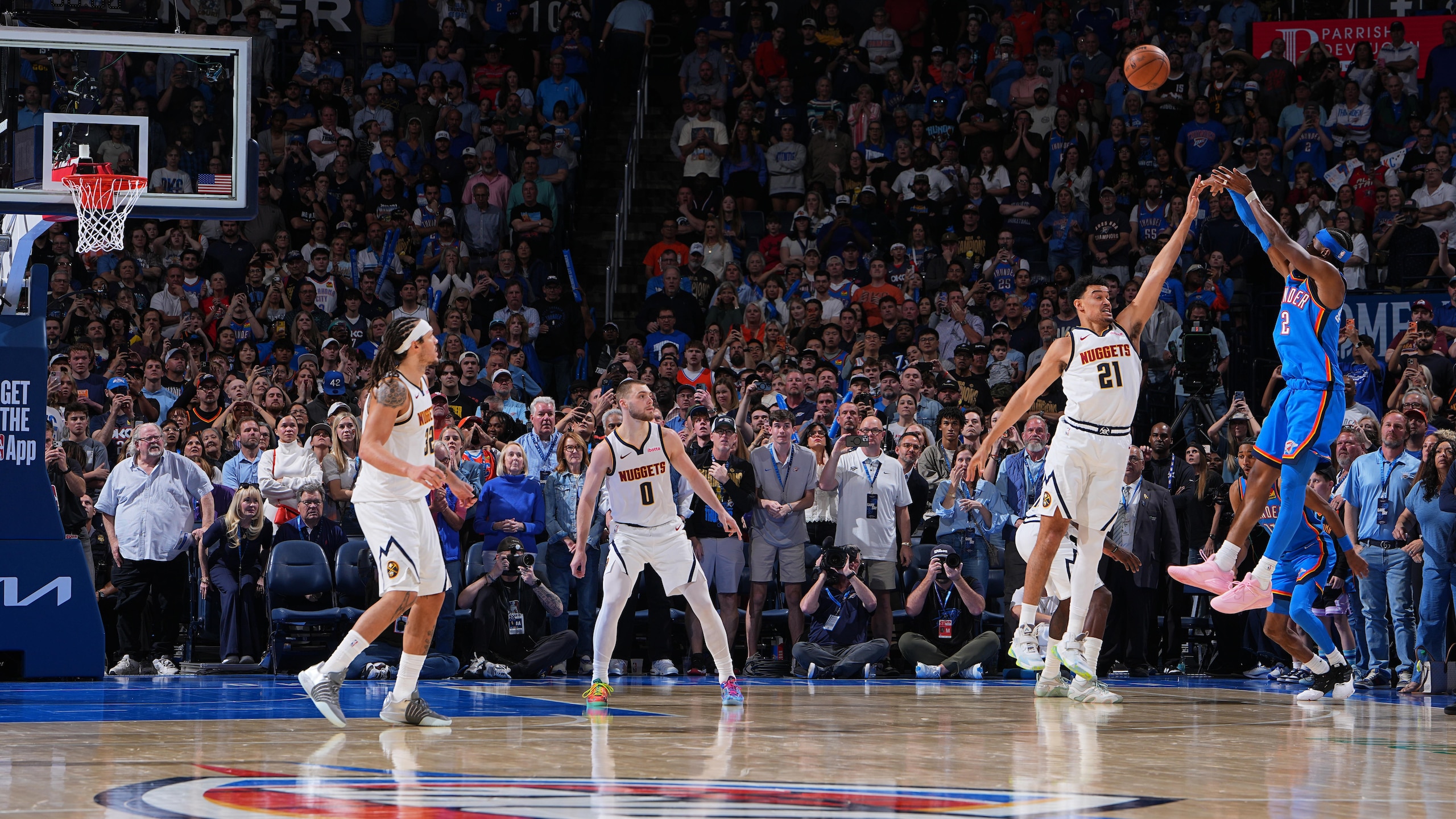 Denver Nuggets v Oklahoma City Thunder