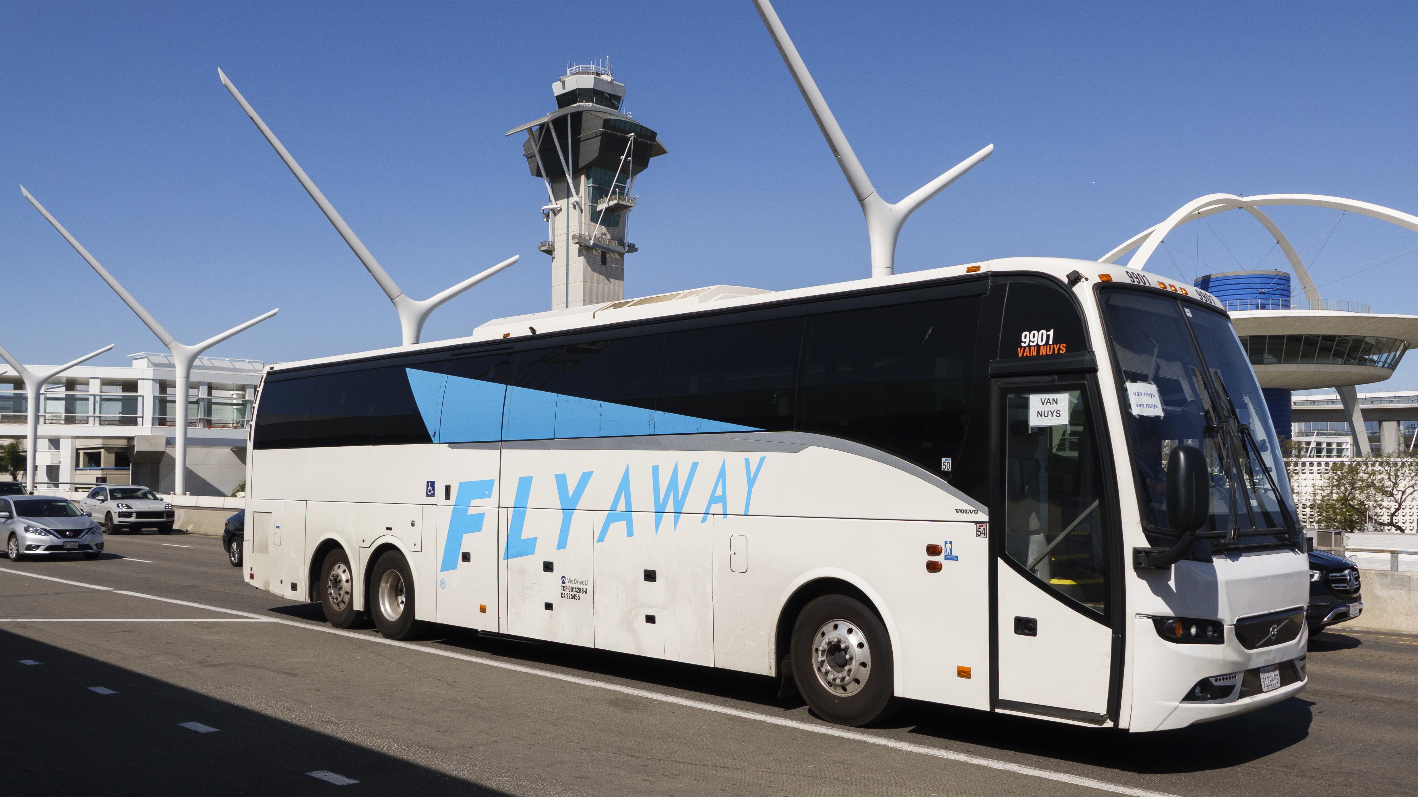 FlyAway Bus At Los Angeles International Airport