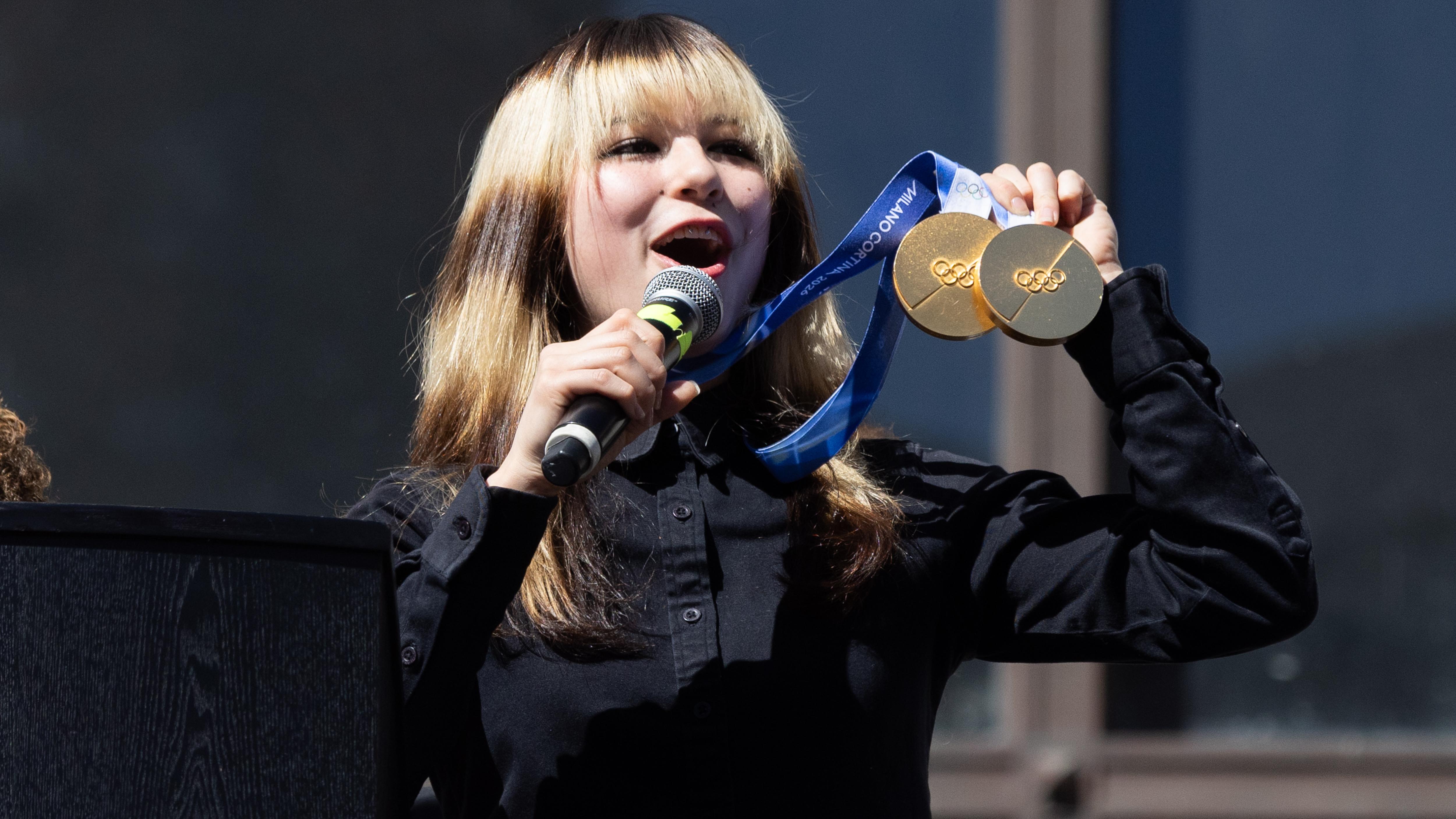 Oakland Hosts Celebration Rally For Olympic Gold Medalist Alysa Liu