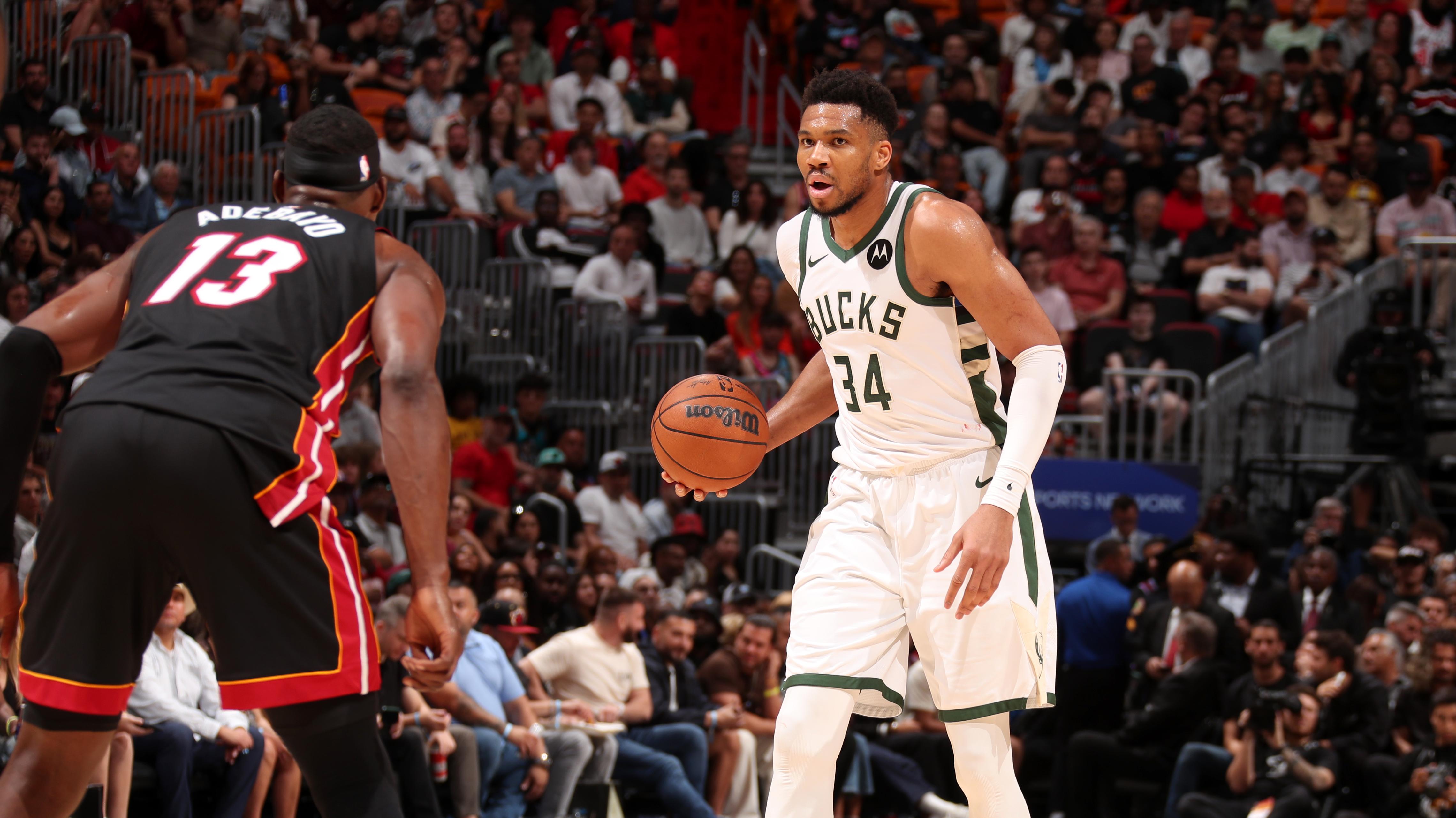 Milwaukee Bucks v Miami Heat