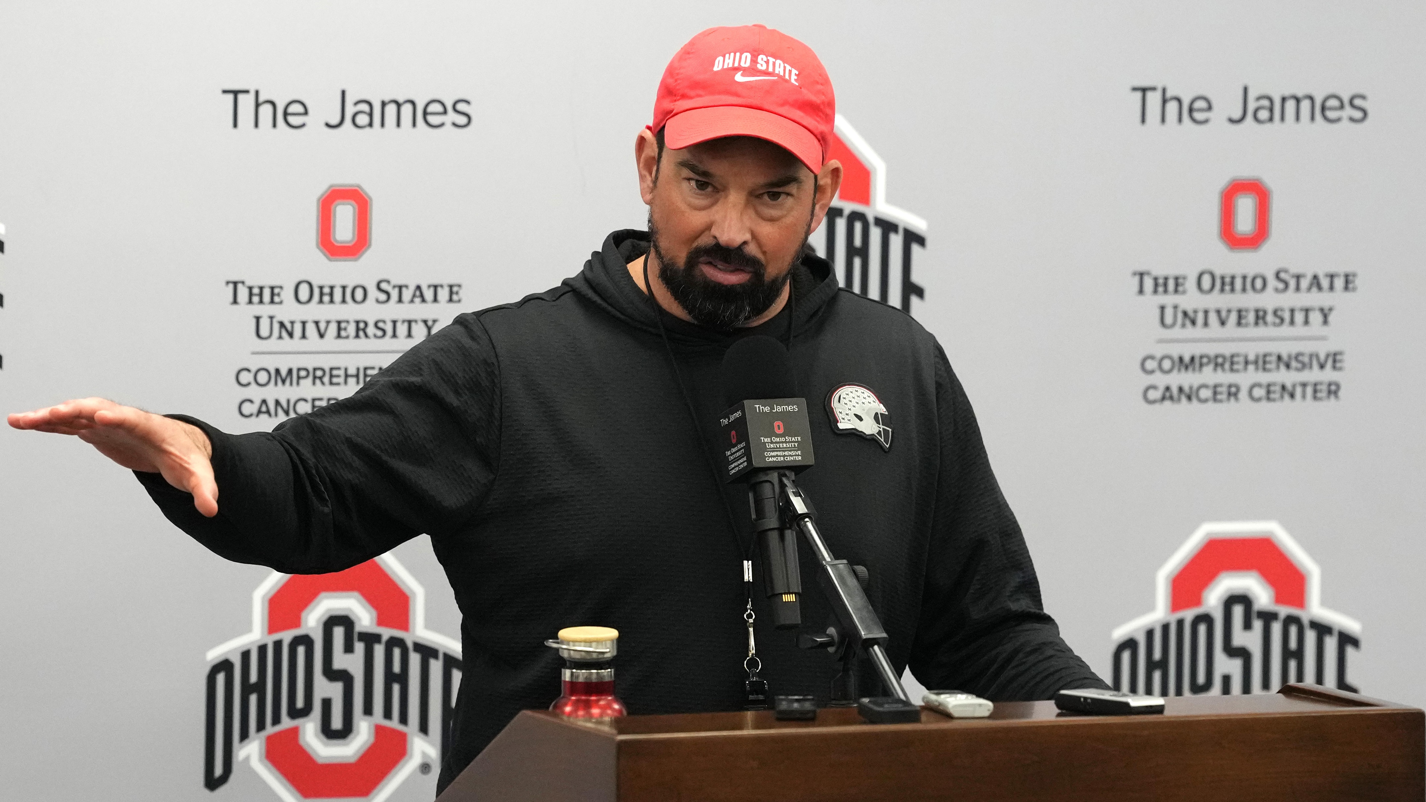 Ohio State Spring Practice And Press Conference