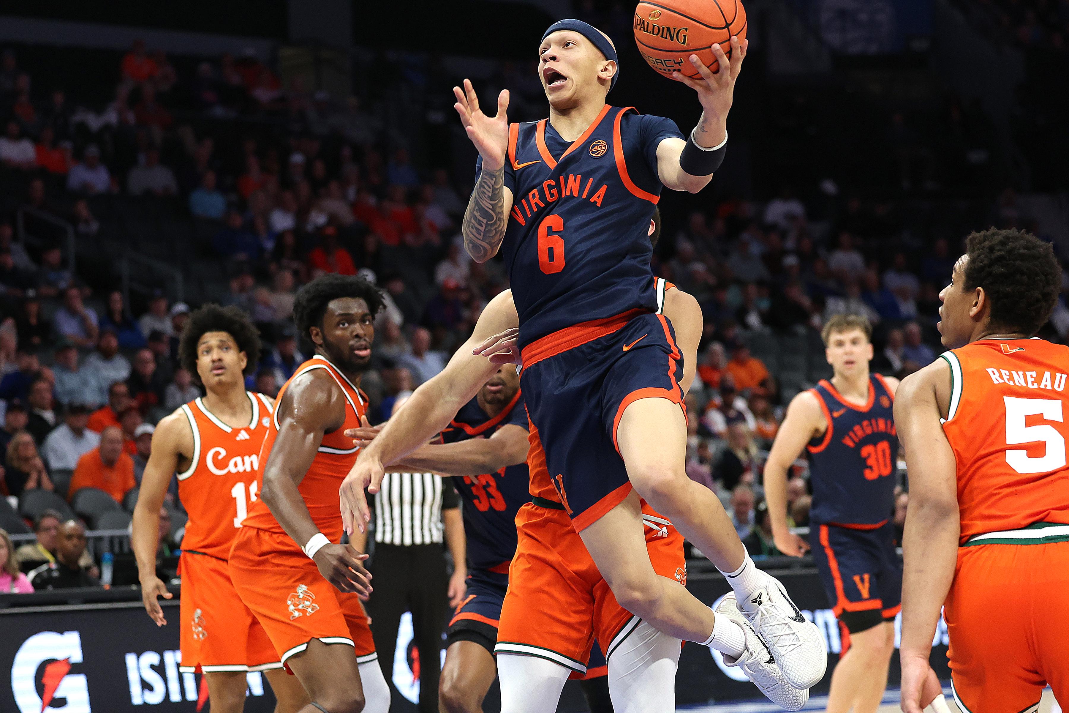 COLLEGE BASKETBALL: MAR 13 ACC TournamentMiami vs Virginia