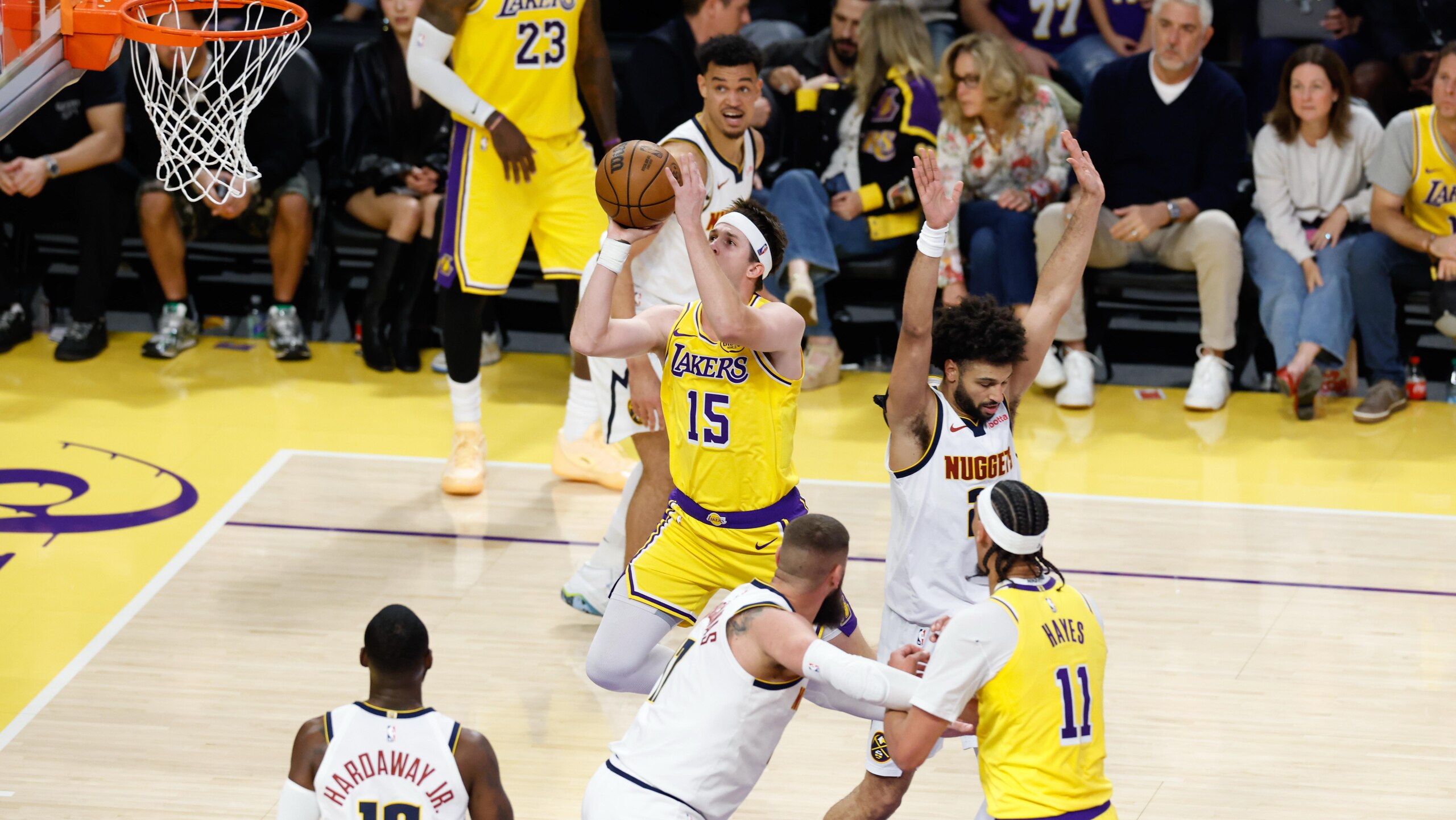 NBA: MAR 14 Denver Nuggets at Los Angeles Lakers NBA: MAR 14 Denver Nuggets at Los Angeles Lakers