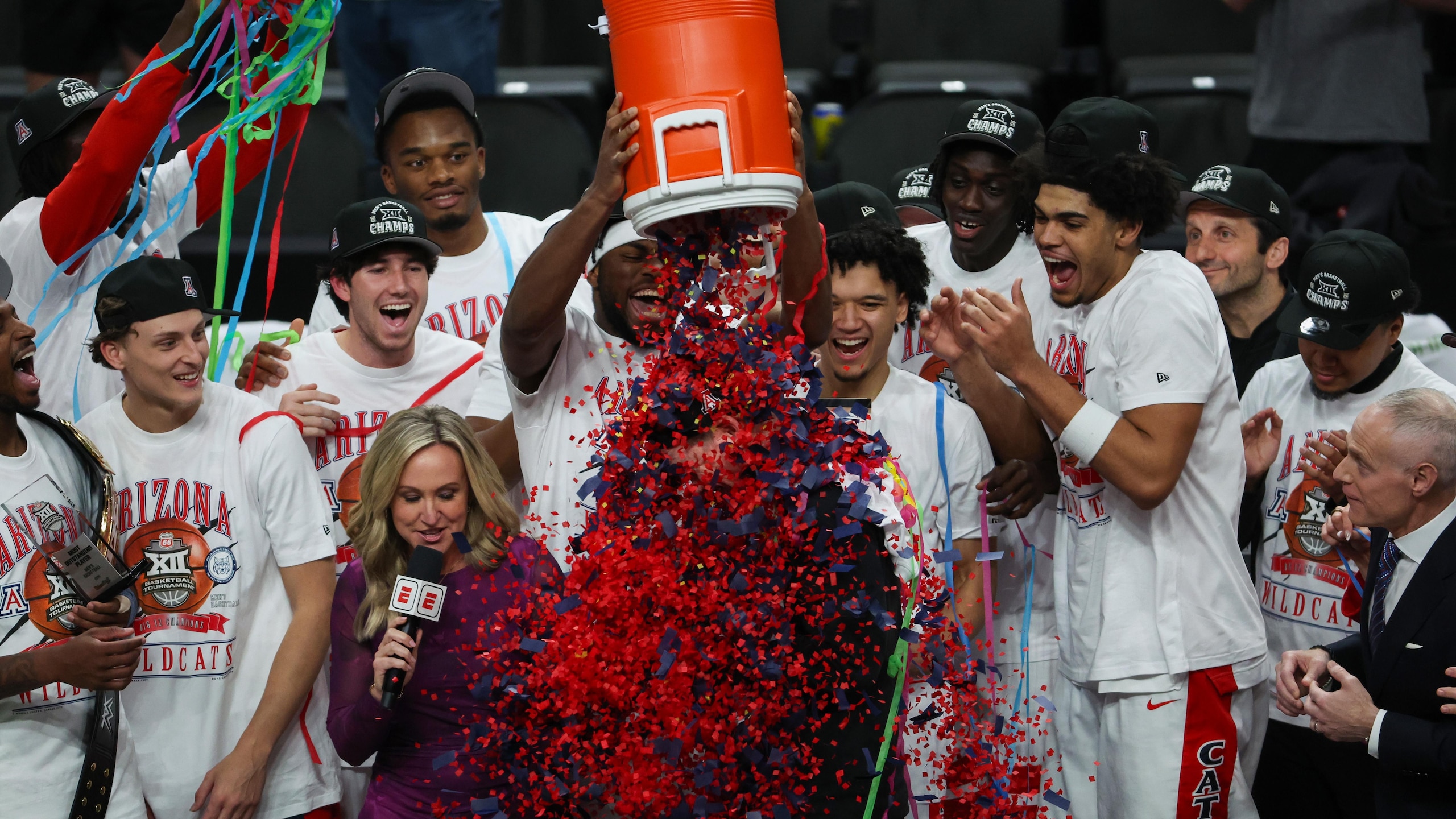 COLLEGE BASKETBALL: MAR 14 Big 12 Tournament Houston vs Arizona