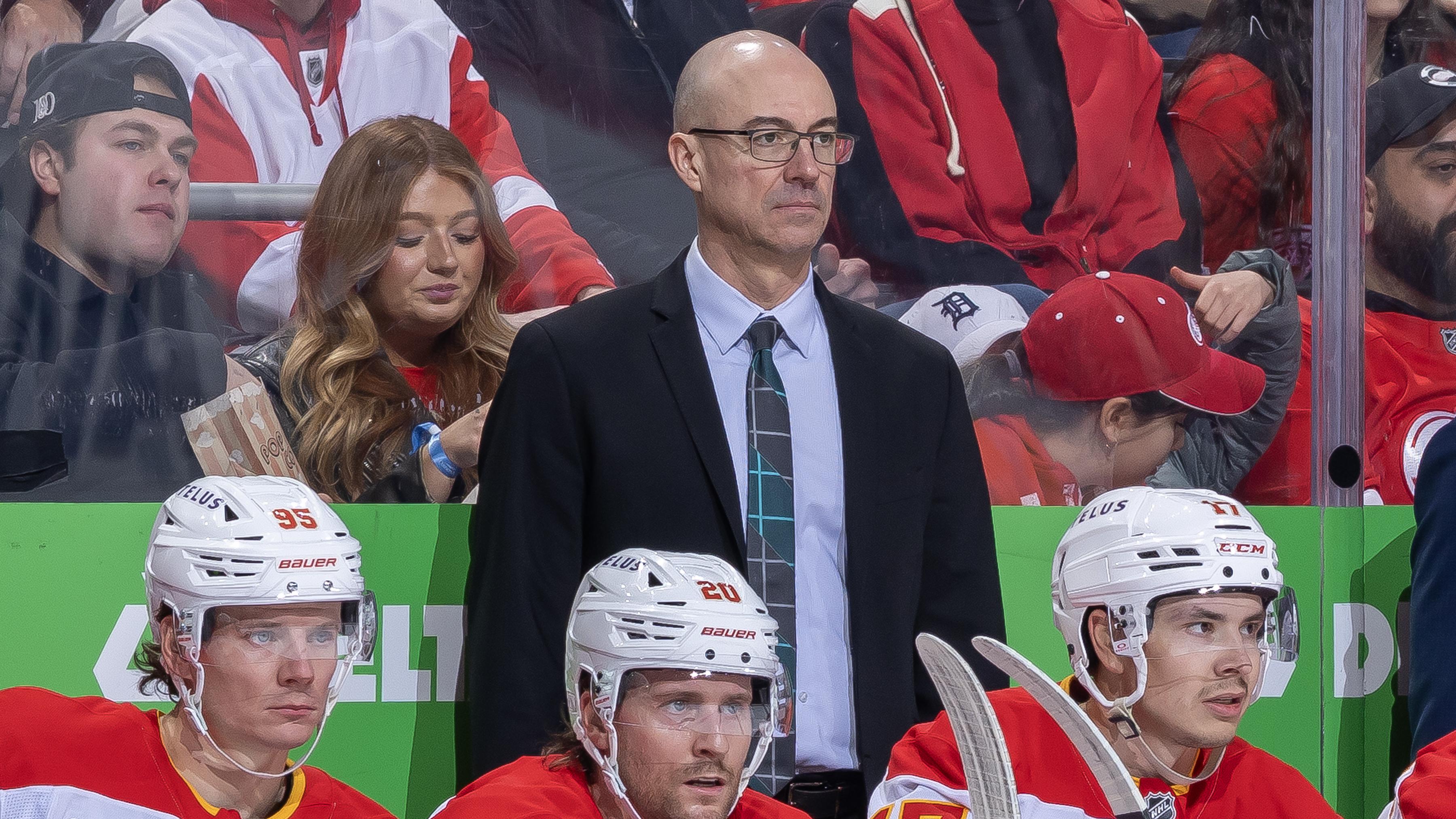 Calgary Flames v Detroit Red Wings