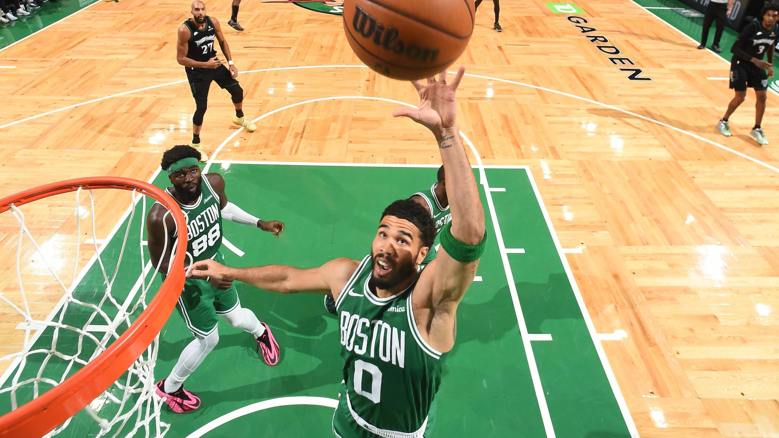 Minnesota TImberwolves v Boston Celtics Minnesota TImberwolves v Boston Celtics